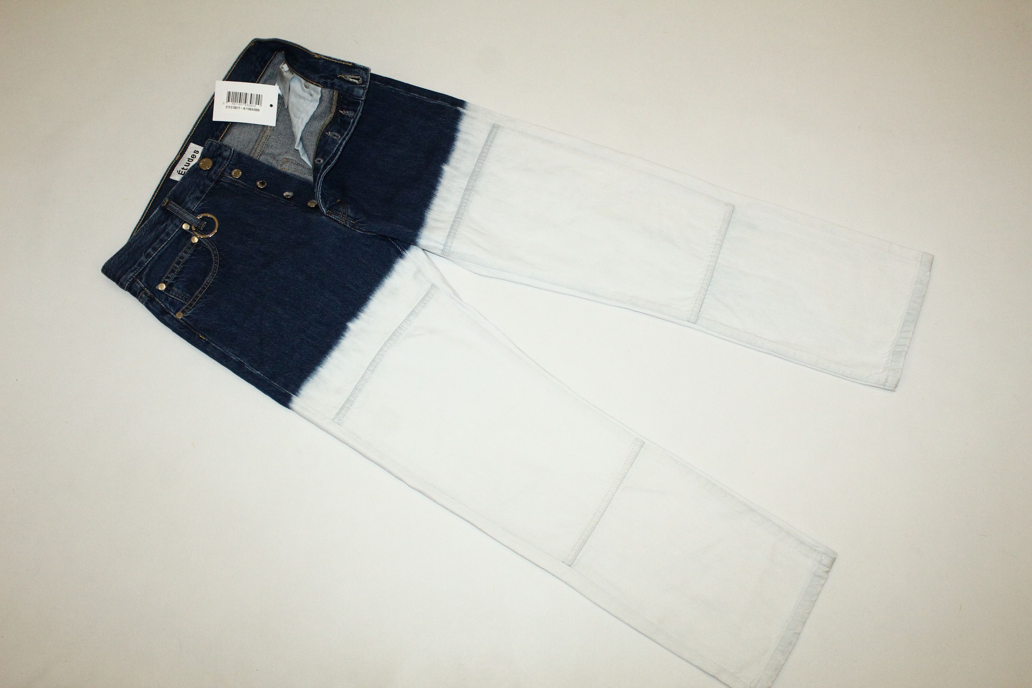 Etudes 💥Etudes Bleached Fabric Corner Relaxed Fit Jeans Size US 28 / EU 44 - 2 Thumbnail