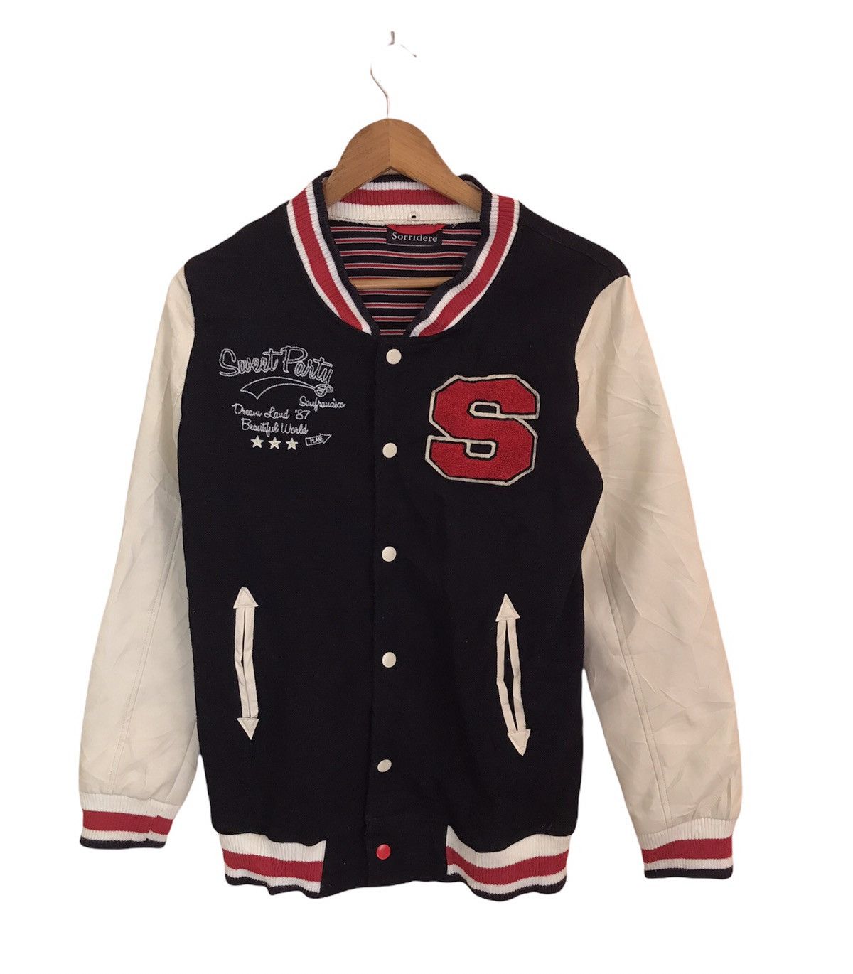 Designer SORRIDERE Varsity jacket | Grailed