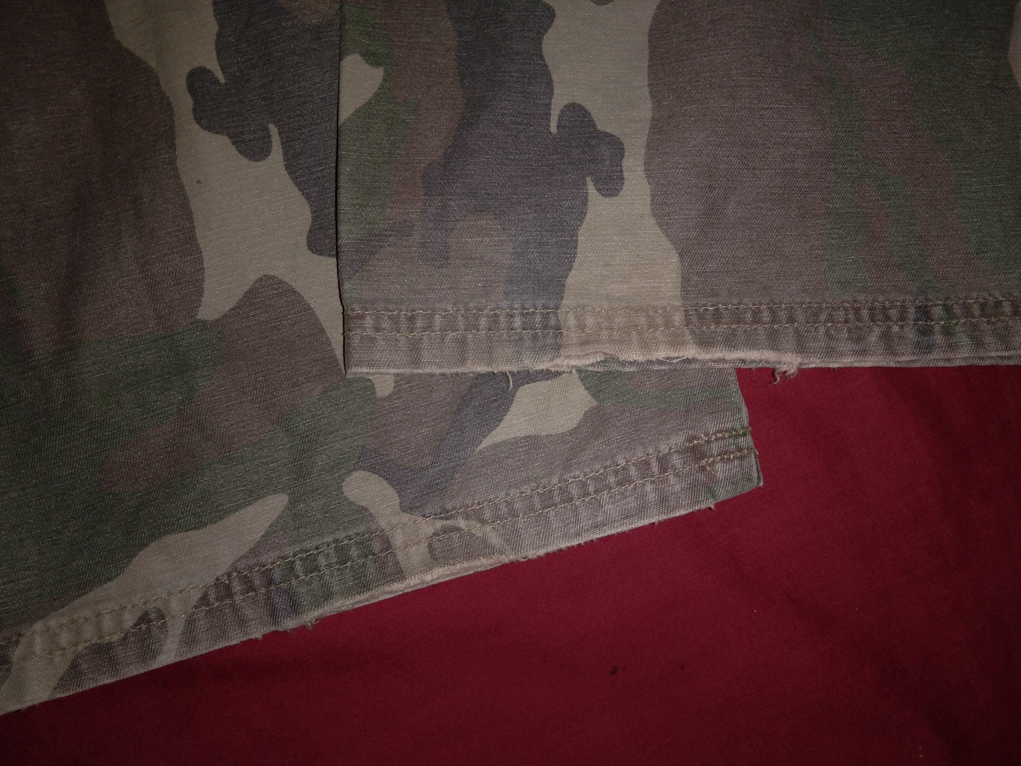 Designer VTG Clockhouse Double Knee Army pants Camo Size US 30 / EU 46 - 5 Thumbnail