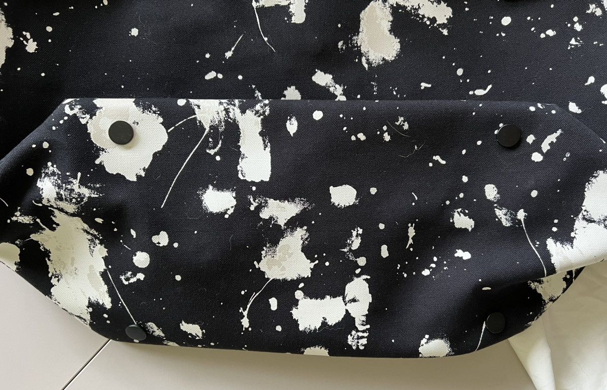 3.1 Phillip Lim 3.1 Phillip Lim Mens Black Paint Splatter Canvas Tote Bag Size ONE SIZE - 6 Thumbnail