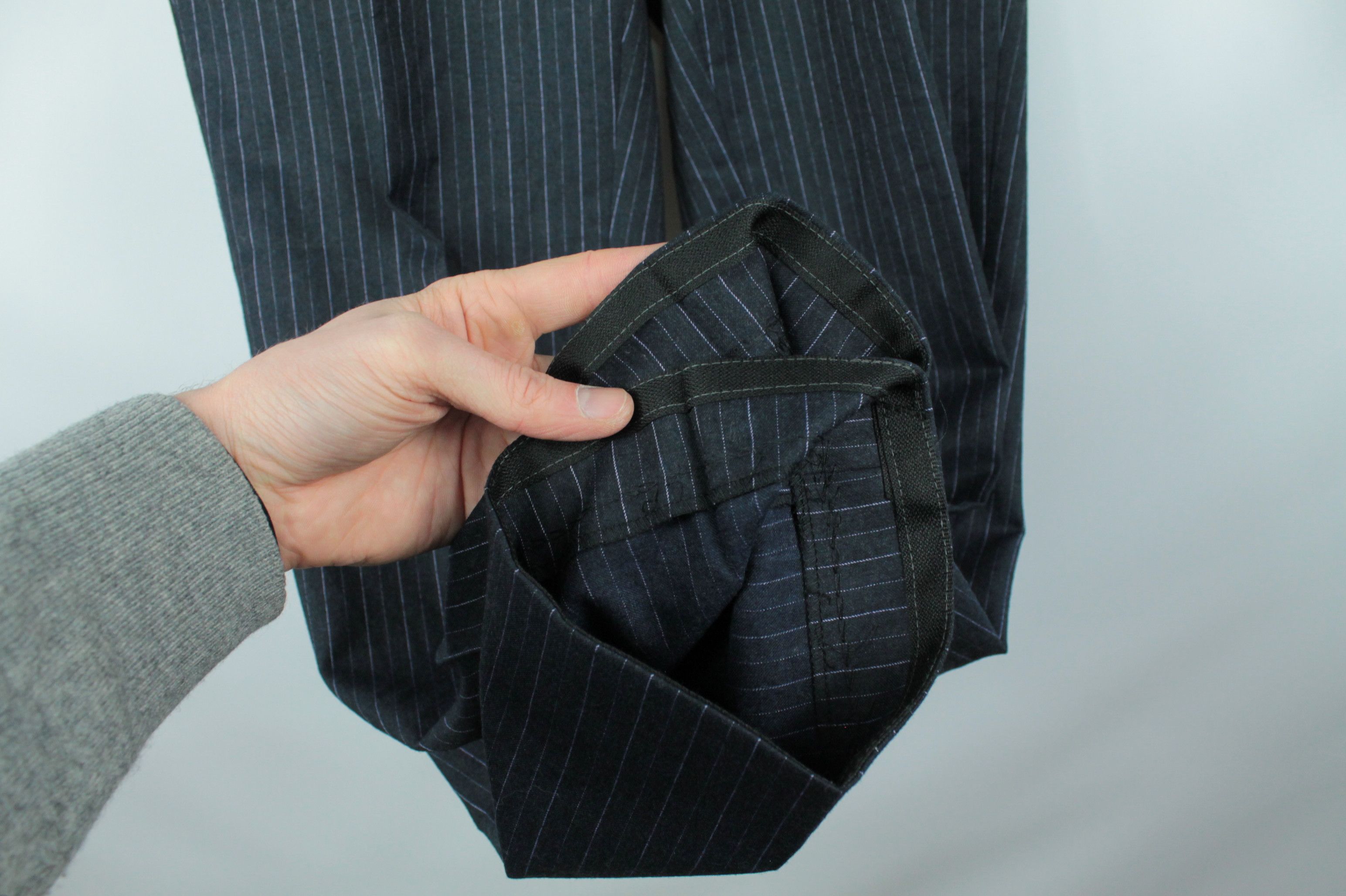 Other Jan des Bouvrie Blue Stripped Regular Fit Suit Size 42R - 14 Thumbnail