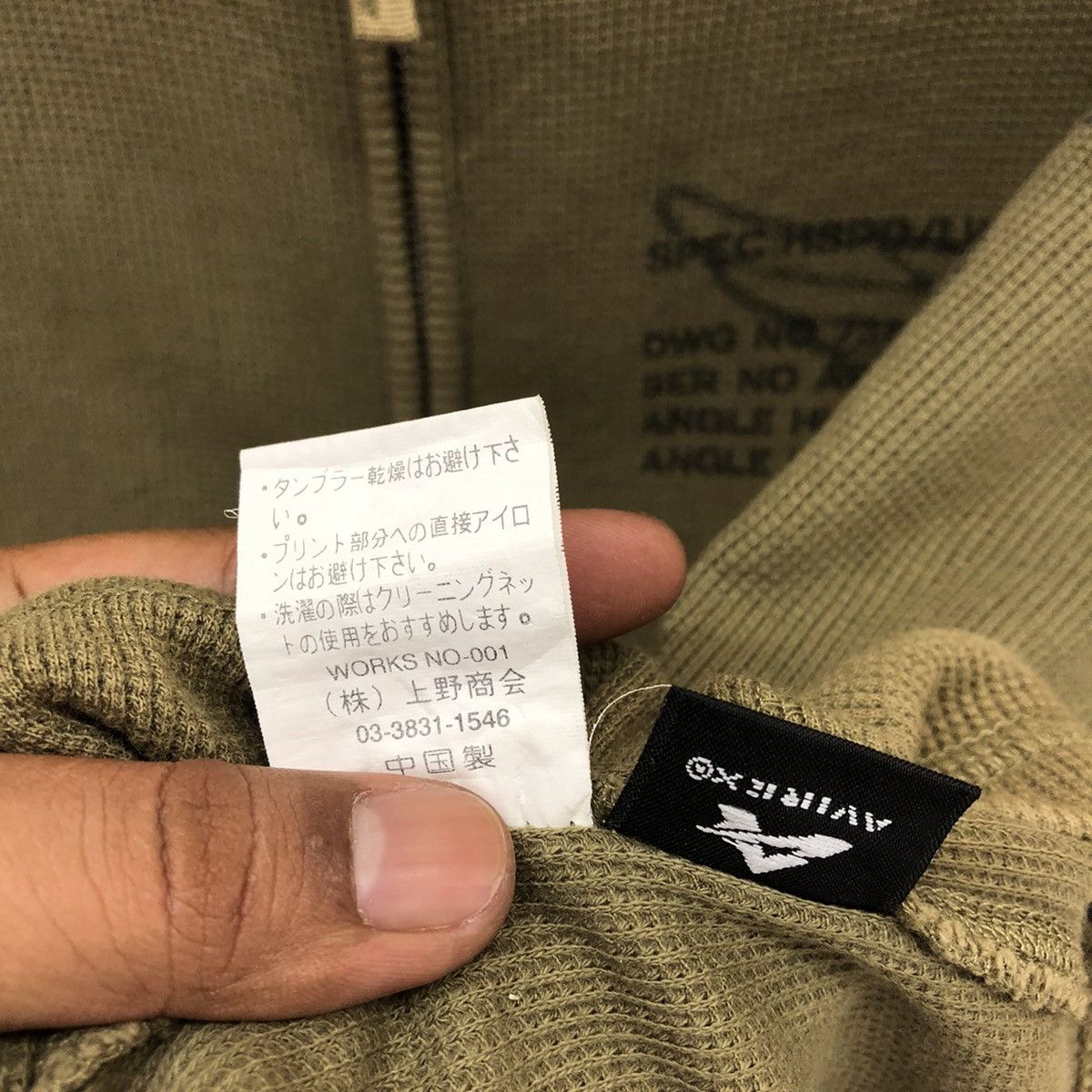 Vintage Avirex USA Small Logo Zipper Hoodie