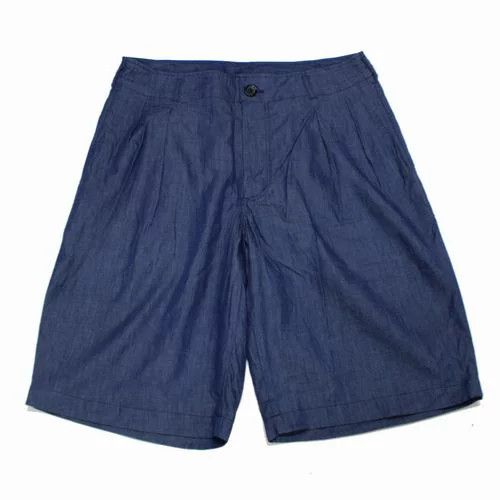 Shorts Blue Chambray denim half pants