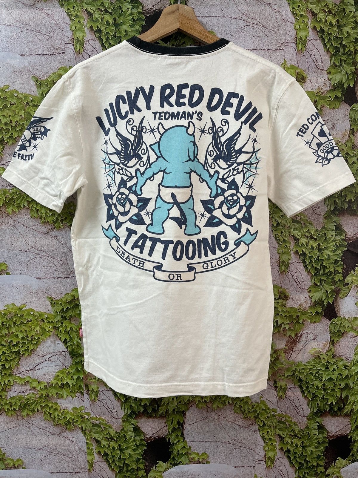 Tedman × Vintage VINTAGE TED COMPANY LUCKY RED DEVIL BIG LOGO VERYVRARE Size US M / EU 48-50 / 2 - 1 Thumbnail