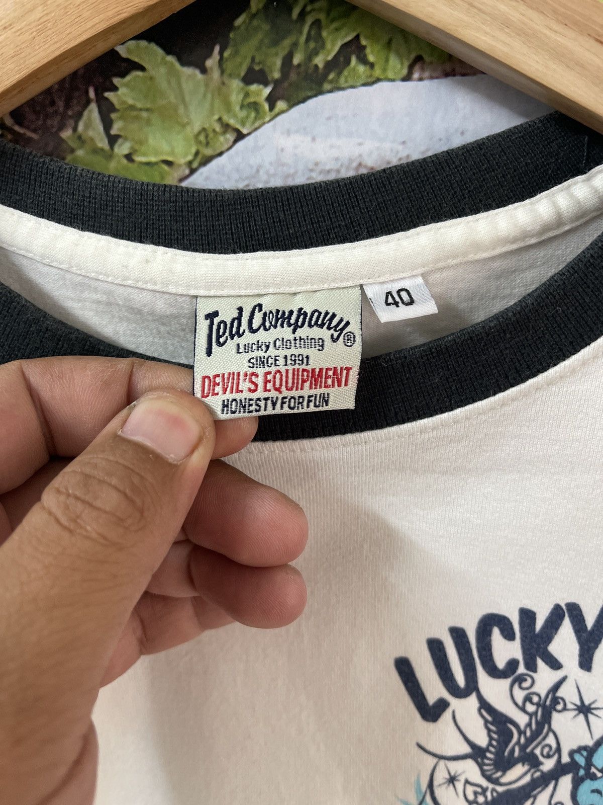 Tedman × Vintage VINTAGE TED COMPANY LUCKY RED DEVIL BIG LOGO VERYVRARE Size US M / EU 48-50 / 2 - 8 Thumbnail