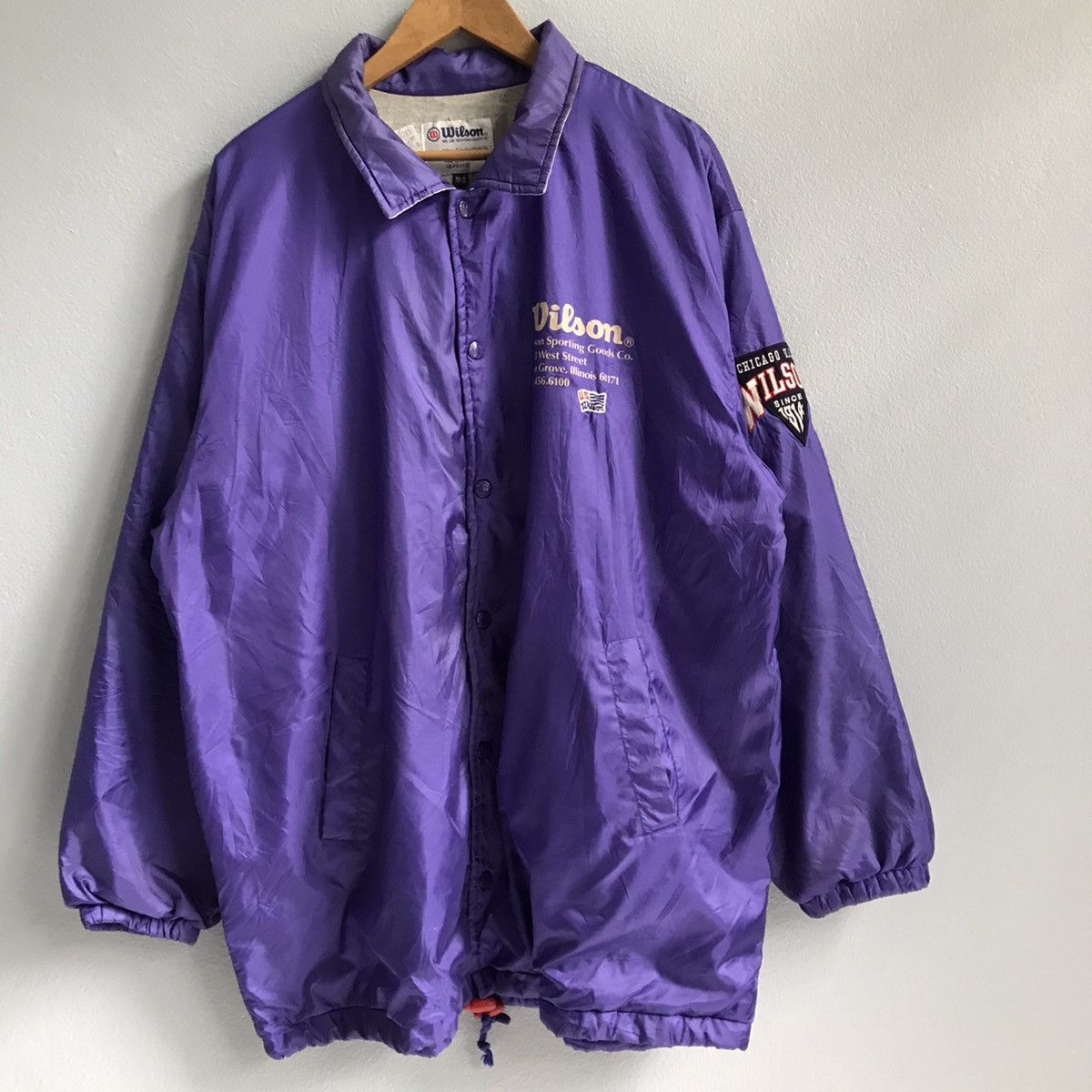 Wilson Wilson Sporting Good Chicago USA Jacket Size US XL / EU 56 / 4 - 3 Thumbnail