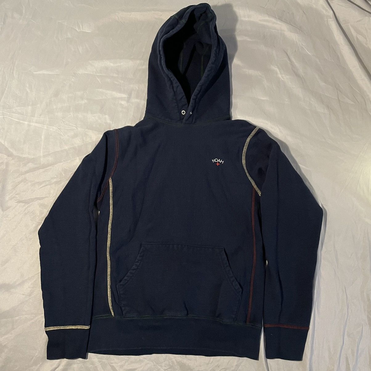 2024 Noah Contrast Stitching Hoodie Size XL