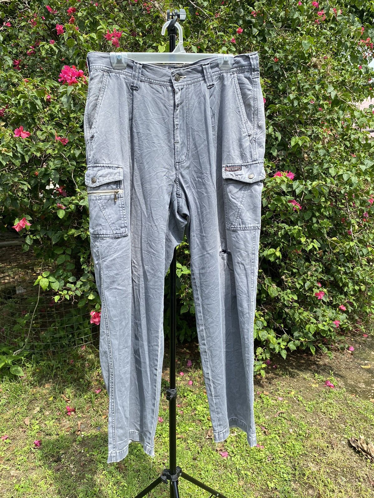 GIN WASHI Cargo Multiple Pockets Pant