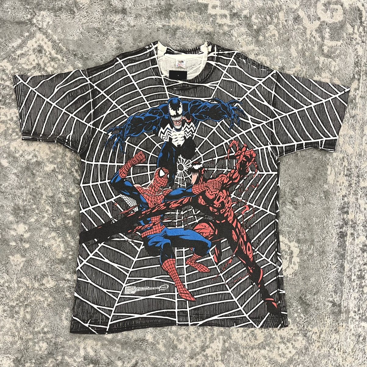 Vintage 1993 Spiderman × Venom x Carnage Megaprint Size US XL / EU 56 / 4 - 1 Thumbnail
