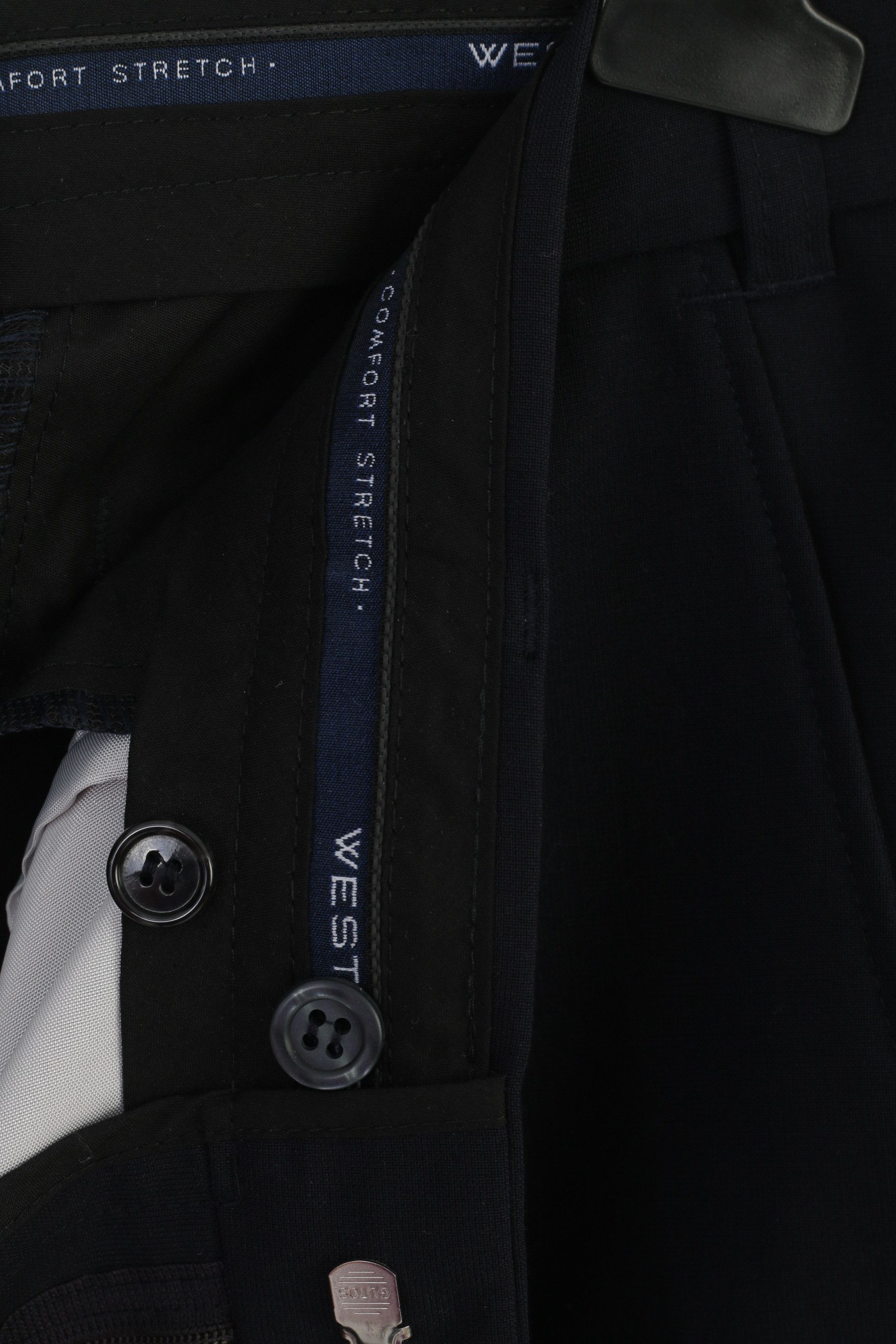 C&A Westbury C&A Men 27 38 54 Trousers Navy Wool 1259 Size US 38 / EU 54 - 3 Thumbnail