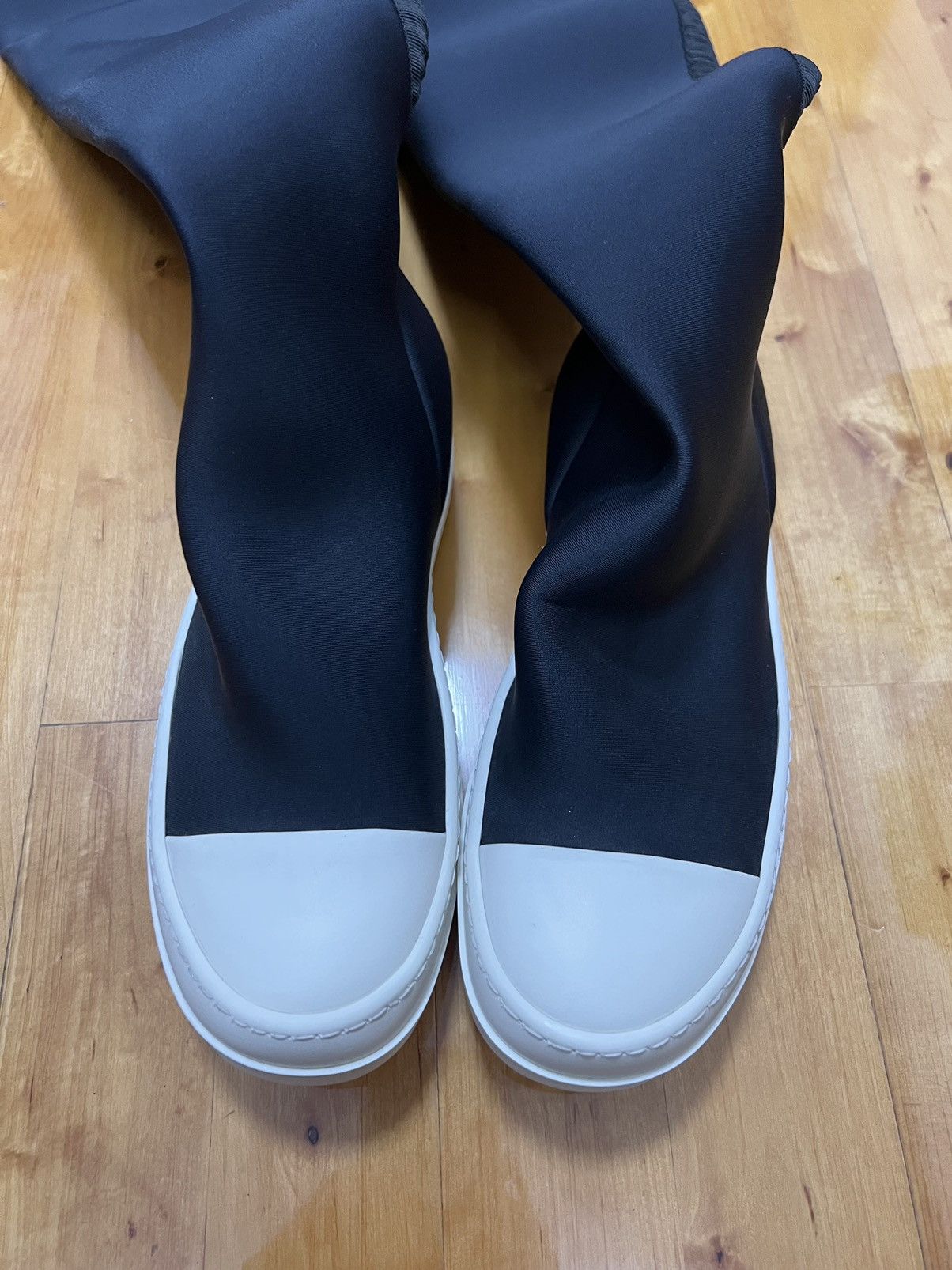 Rick Owens Drkshdw Rick owens drkshdw ramones thigh high sock sz35.5 Size US 5.5 / IT 35.5 - 2 Thumbnail