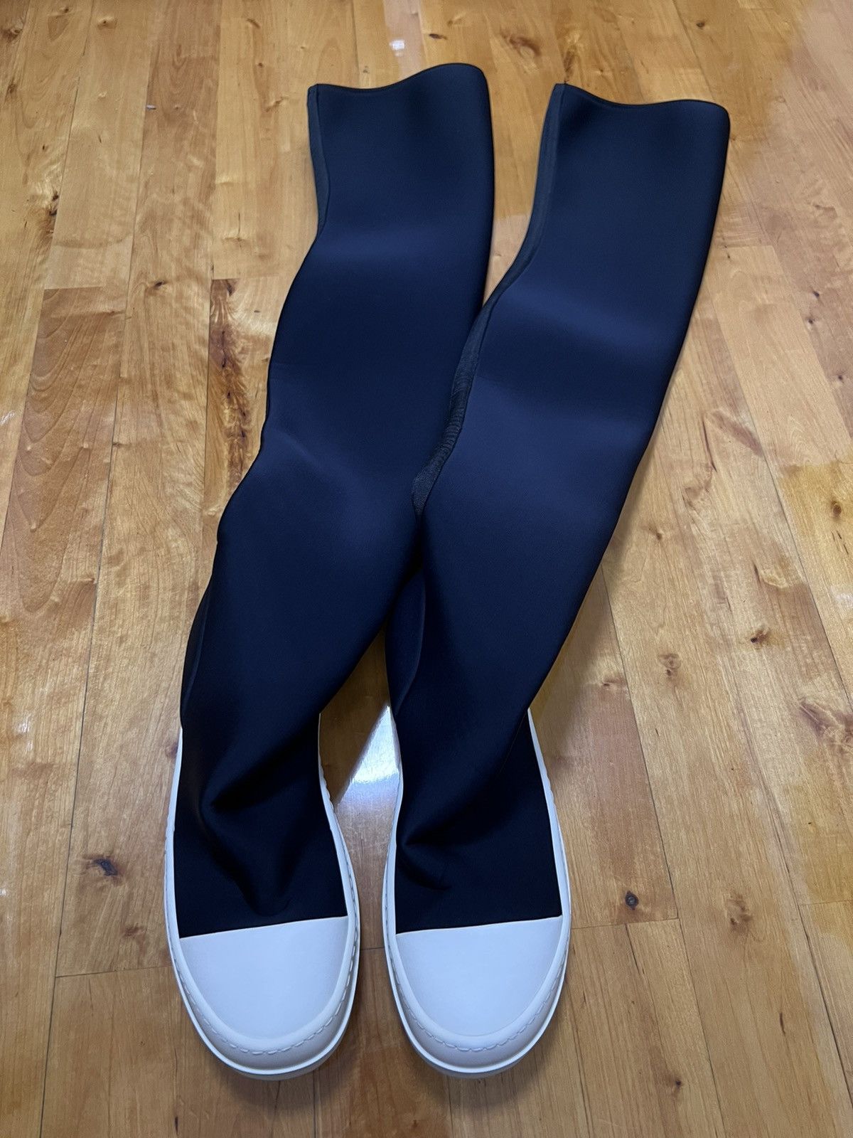 Rick owens drkshdw ramones thigh high sock sz36 Rick owens drkshdw ramones thigh high sock sz36