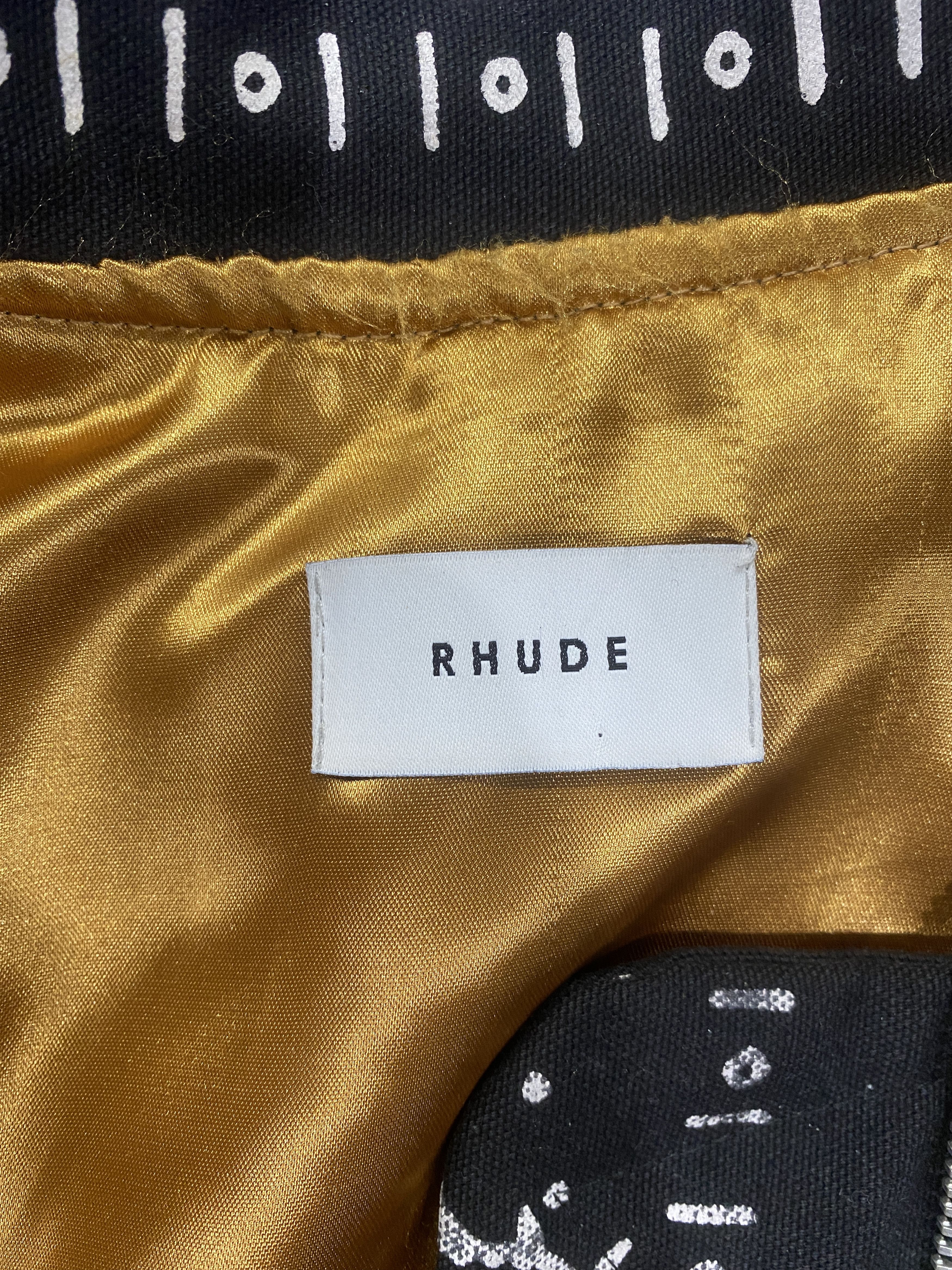 Rhude Rhude Black Bandana Bomber Jacket Size US L / EU 52-54 / 3 - 10 Thumbnail
