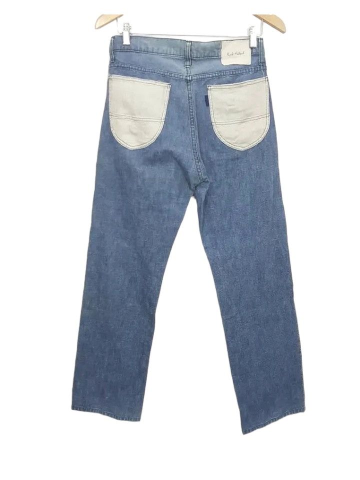 Designer Karl Helmut Side Boro Stitch Denim Trouser Pant