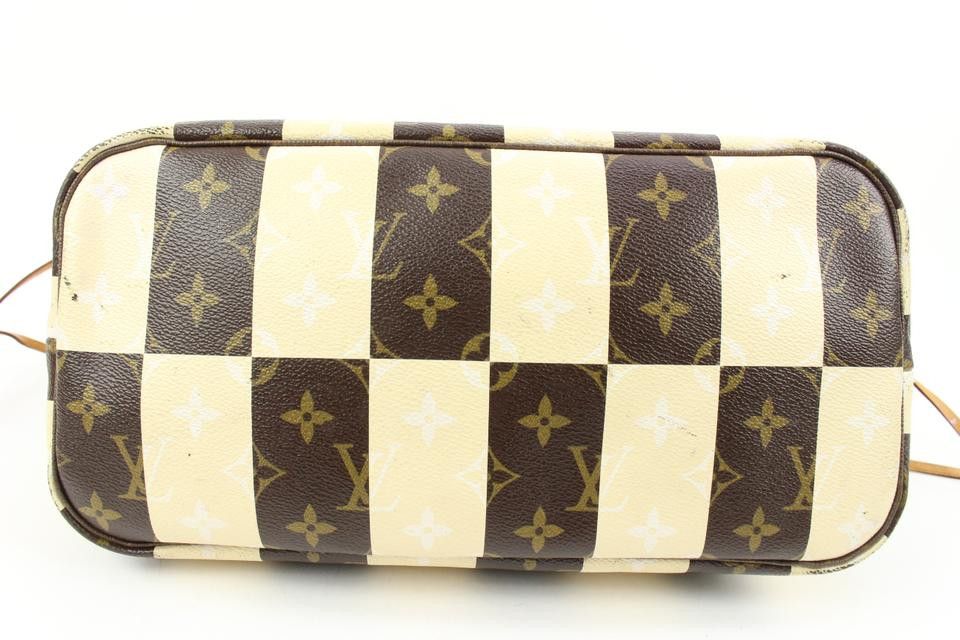 Louis Vuitton Limited Monogram Stripe Rayures Neverfull MM