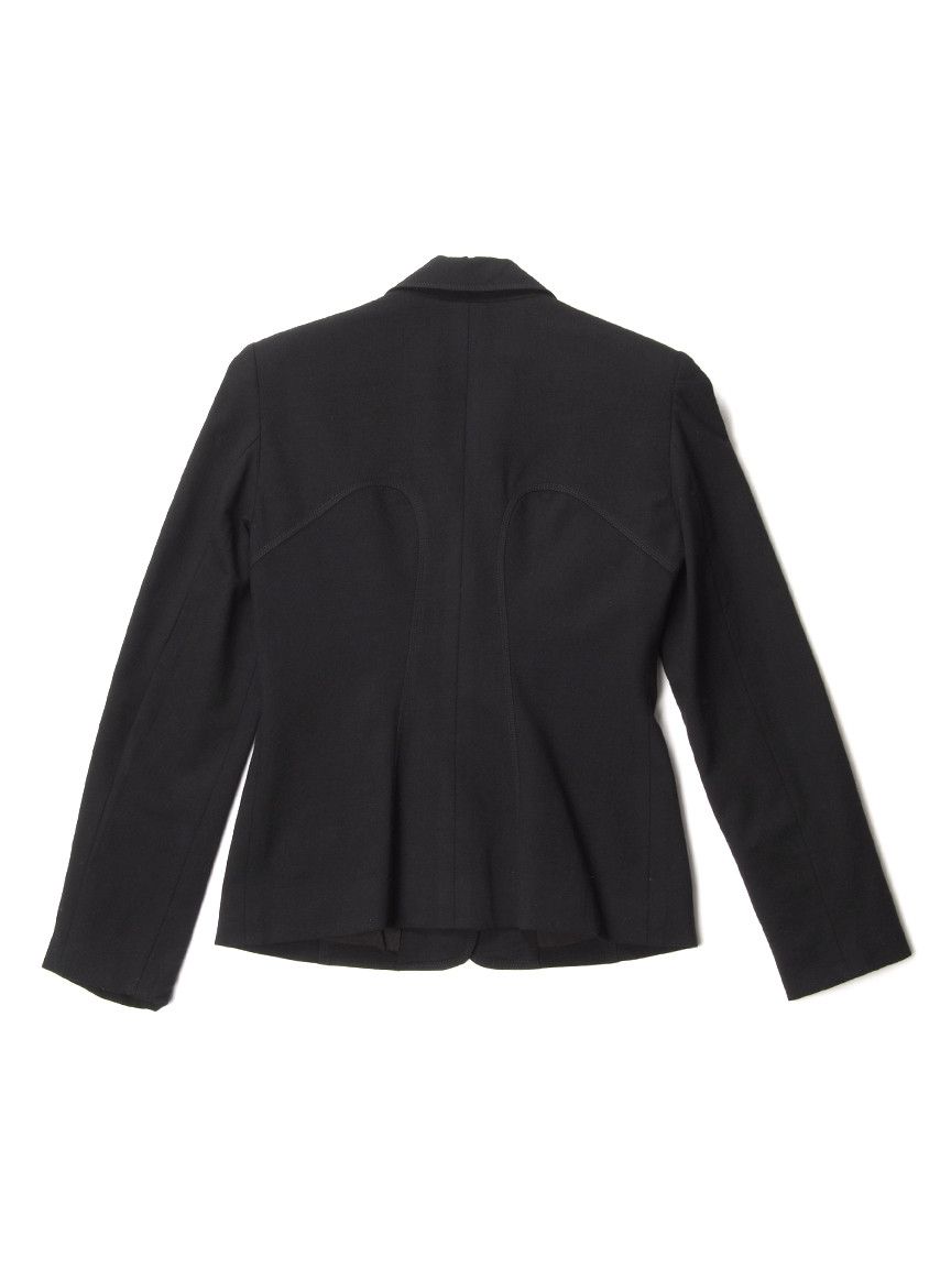 Vintage Vintage 1990 Gianni Versace Couture Black Wool Blazer Size S / US 4 / IT 40 - 3 Thumbnail