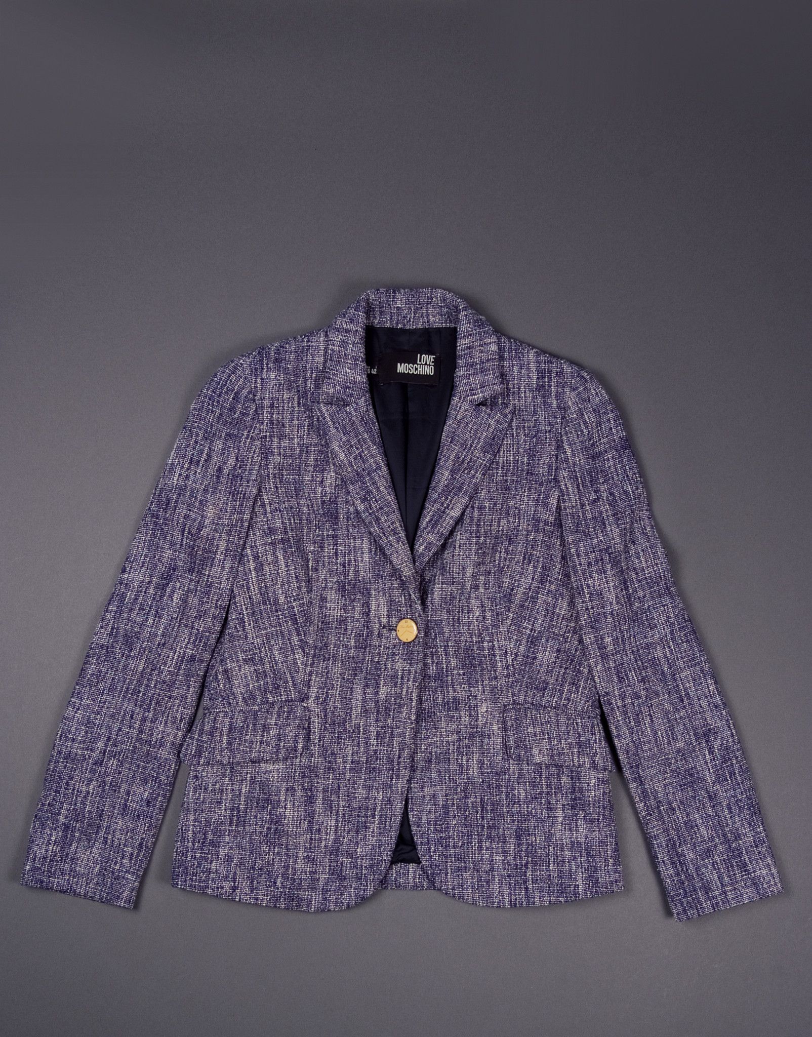 Moschino Vintage Moschino One Botton Blazer Size M / US 6-8 / IT 42-44 - 2 Thumbnail