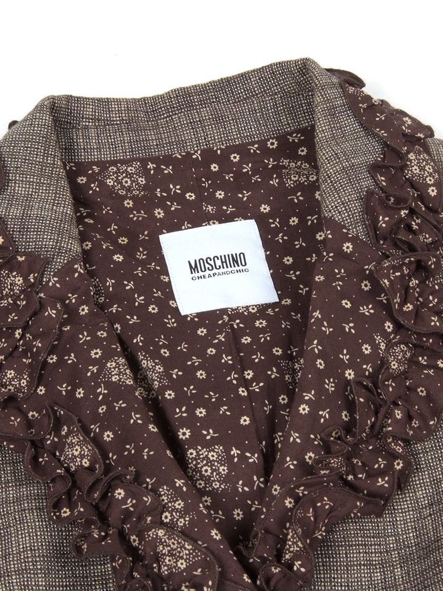 Moschino Vintage Moschino Blazer Jacket Size L / US 10 / IT 46 - 6 Thumbnail