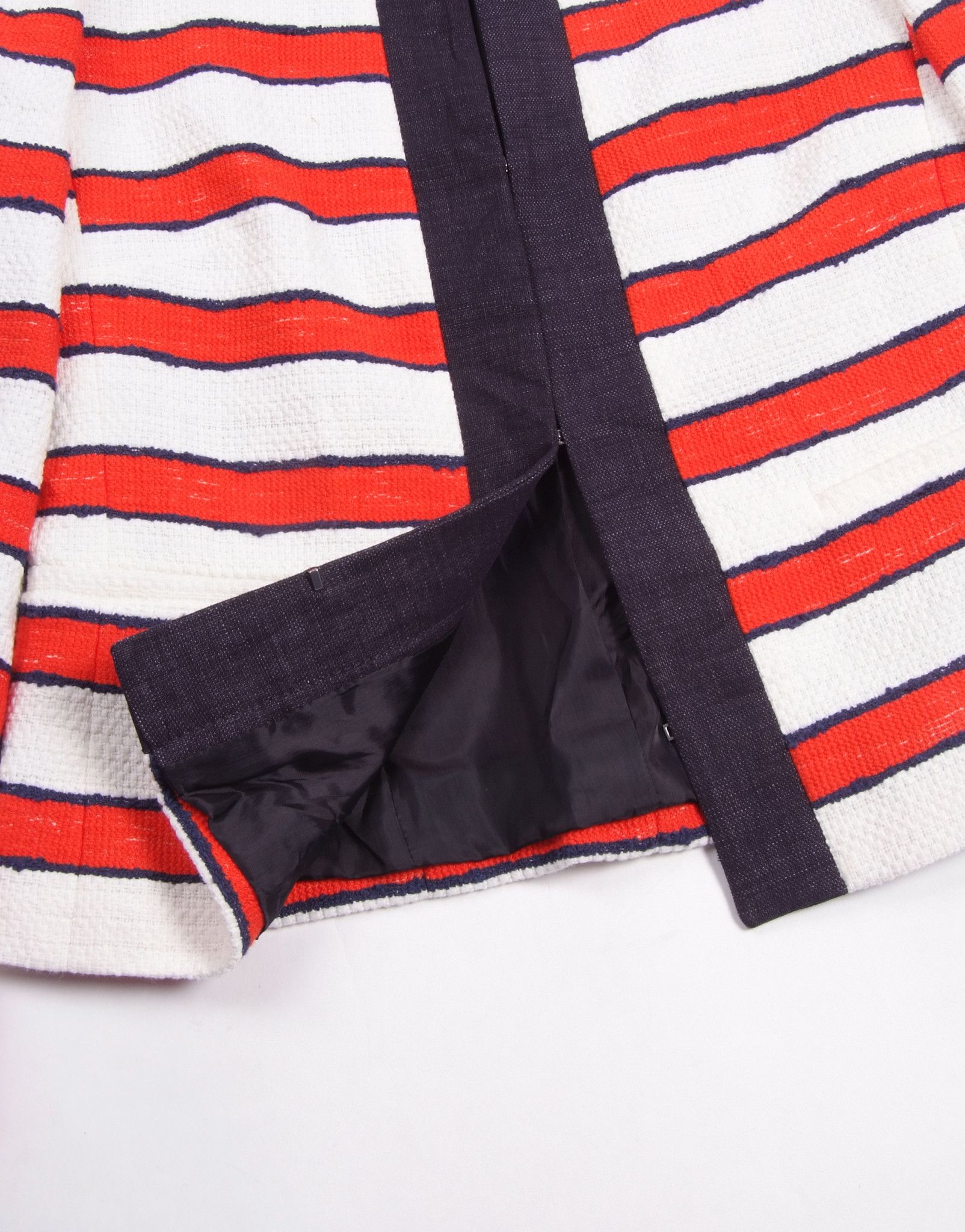 Max Mara Max Mara Cotton - Linen Striped Blazer Size M / US 6-8 / IT 42-44 - 6 Thumbnail