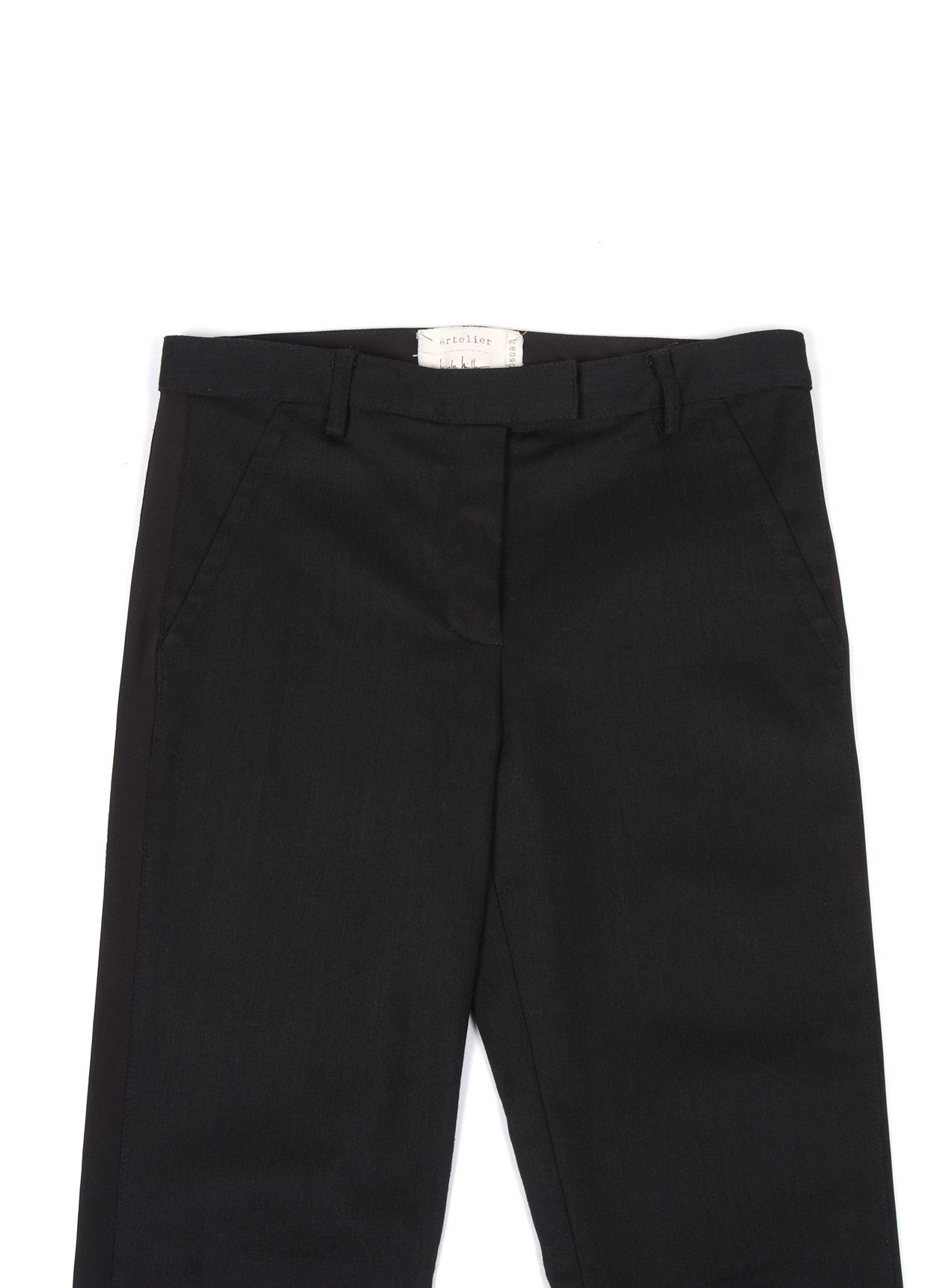 Nicole Miller Nicole Miller Black Slim Stretch pants Size 26" / US 2 / IT 38 - 2 Thumbnail