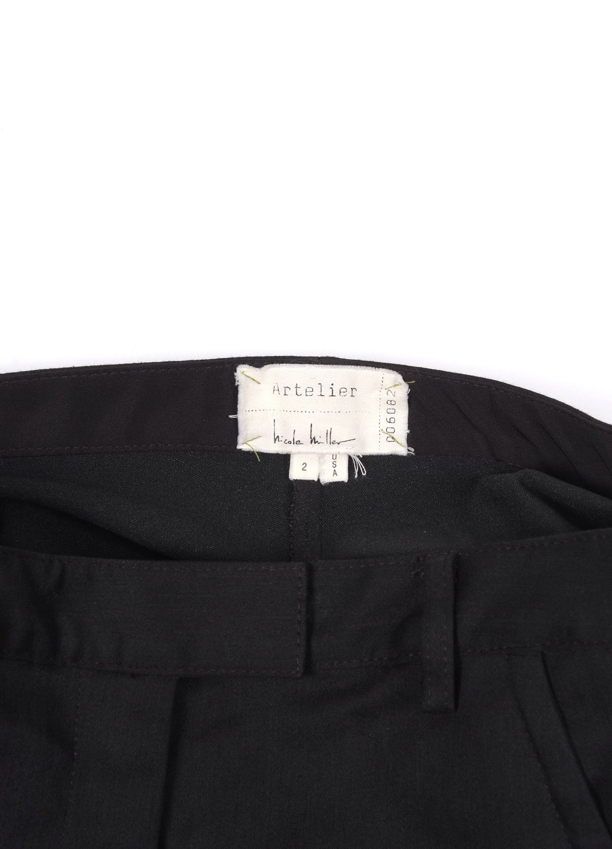 Nicole Miller Nicole Miller Black Slim Stretch pants Size 26" / US 2 / IT 38 - 5 Thumbnail