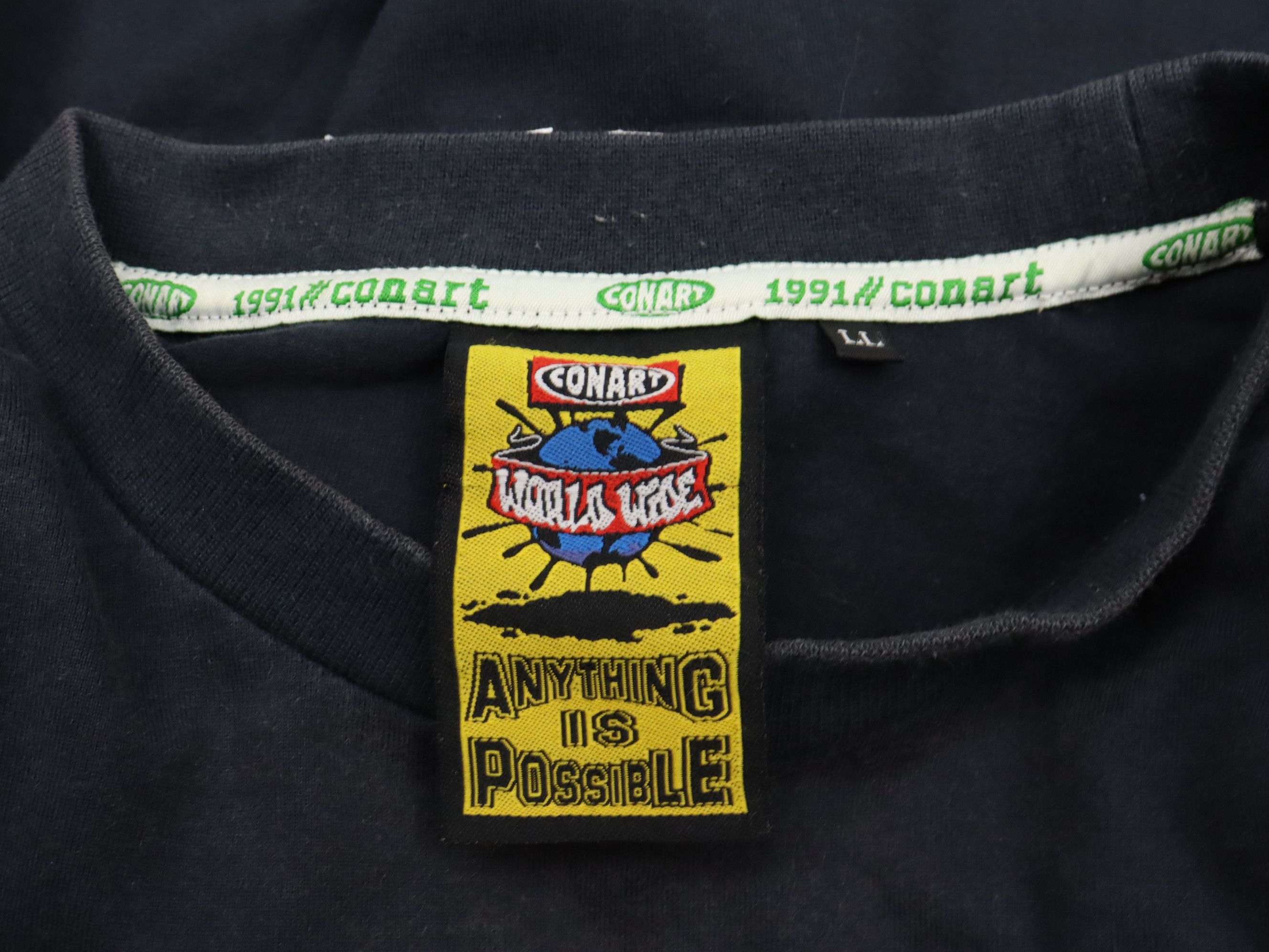 Rap Tees × Vintage Conart Worldwide 1991 Graphic Shirt Size US L / EU 52-54 / 3 - 12 Thumbnail