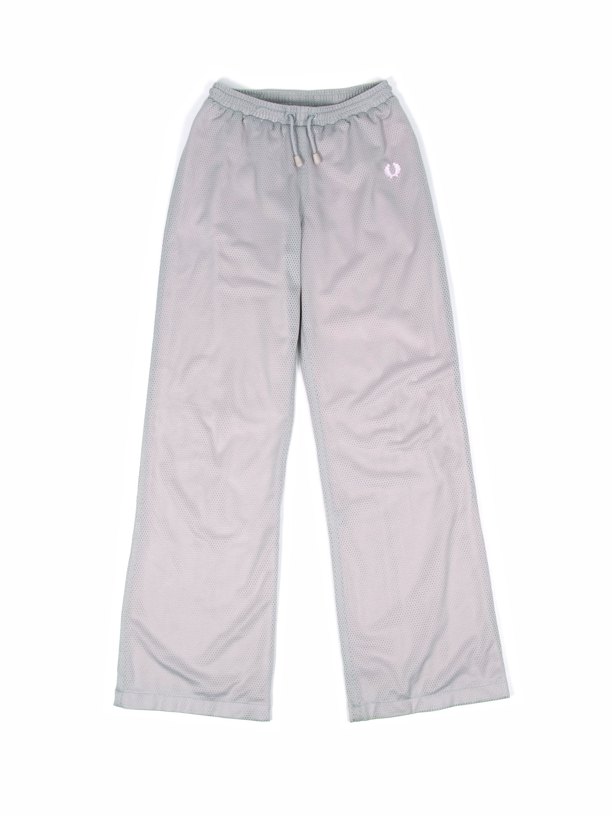Fred Perry × Vintage Vintage Fred Perry Mesh High Rise Wide Sweat Pants Size 27" / US 4 / IT 40 - 1 Thumbnail