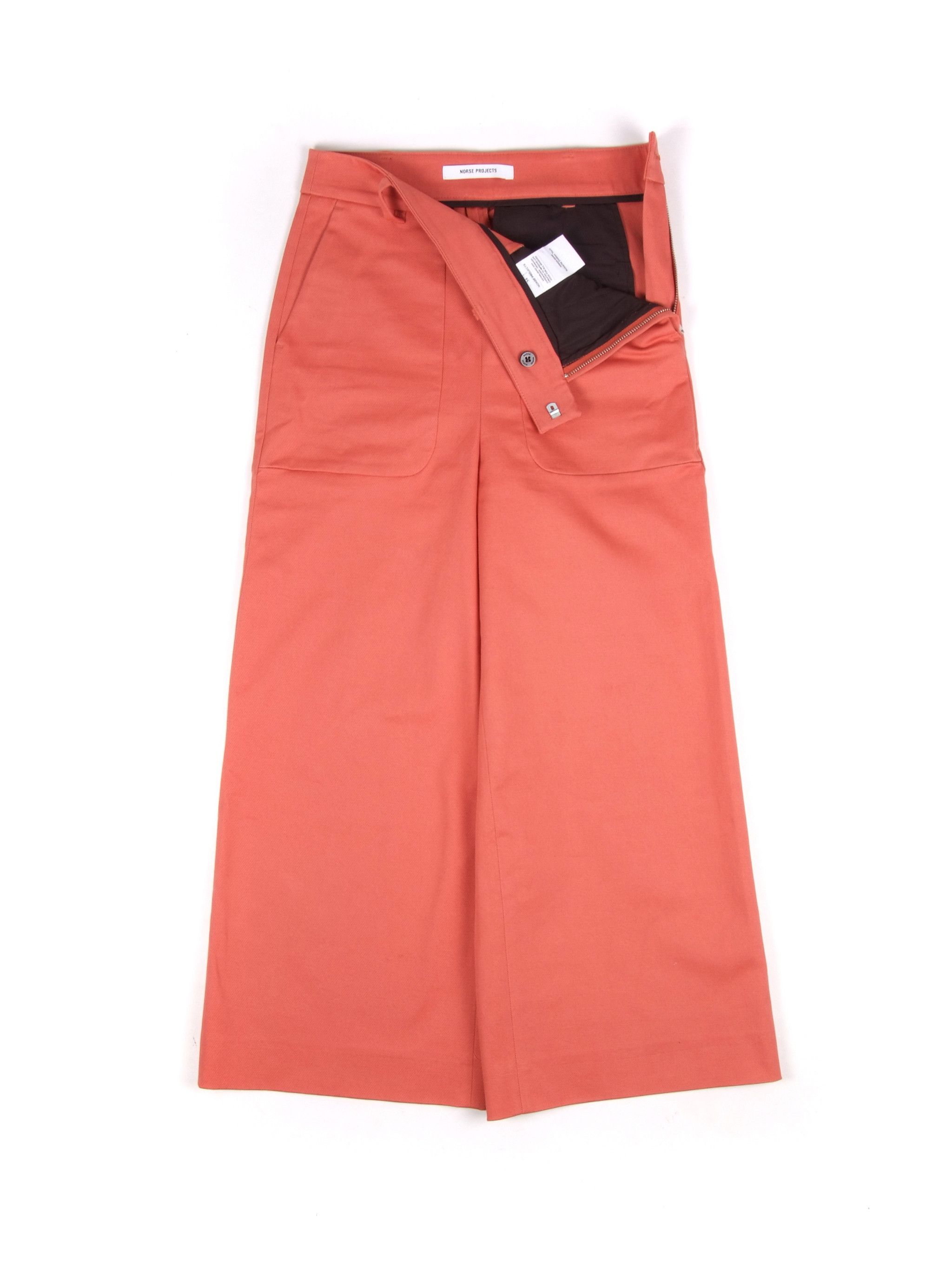Acne Studios × Han Kjobenhavn × Norse Projects Norse Projects Roberta Cotton Wide Leg Twill Pants Size 27" / US 4 / IT 40 - 1 Thumbnail