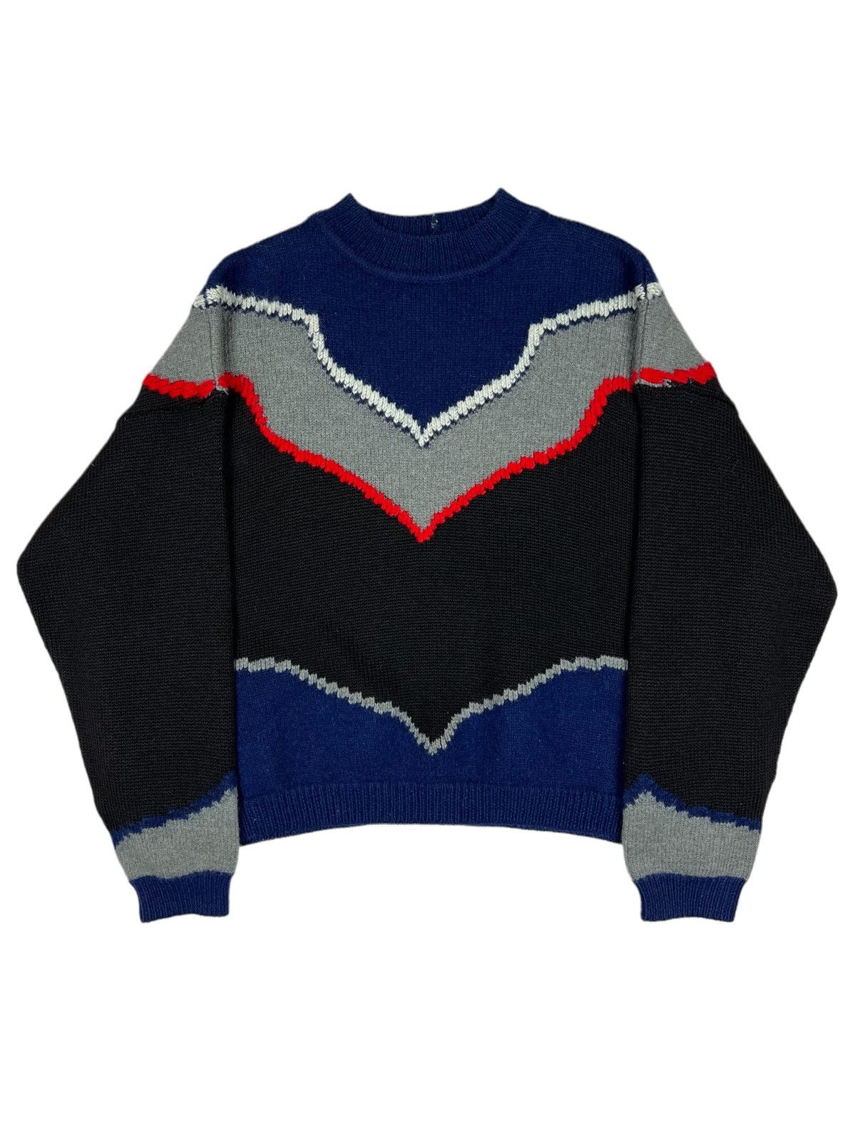 Kenzo Vintage Kenzo Baggy Wool Knit Sweater Size S / US 4 / IT 40 - 1 Thumbnail