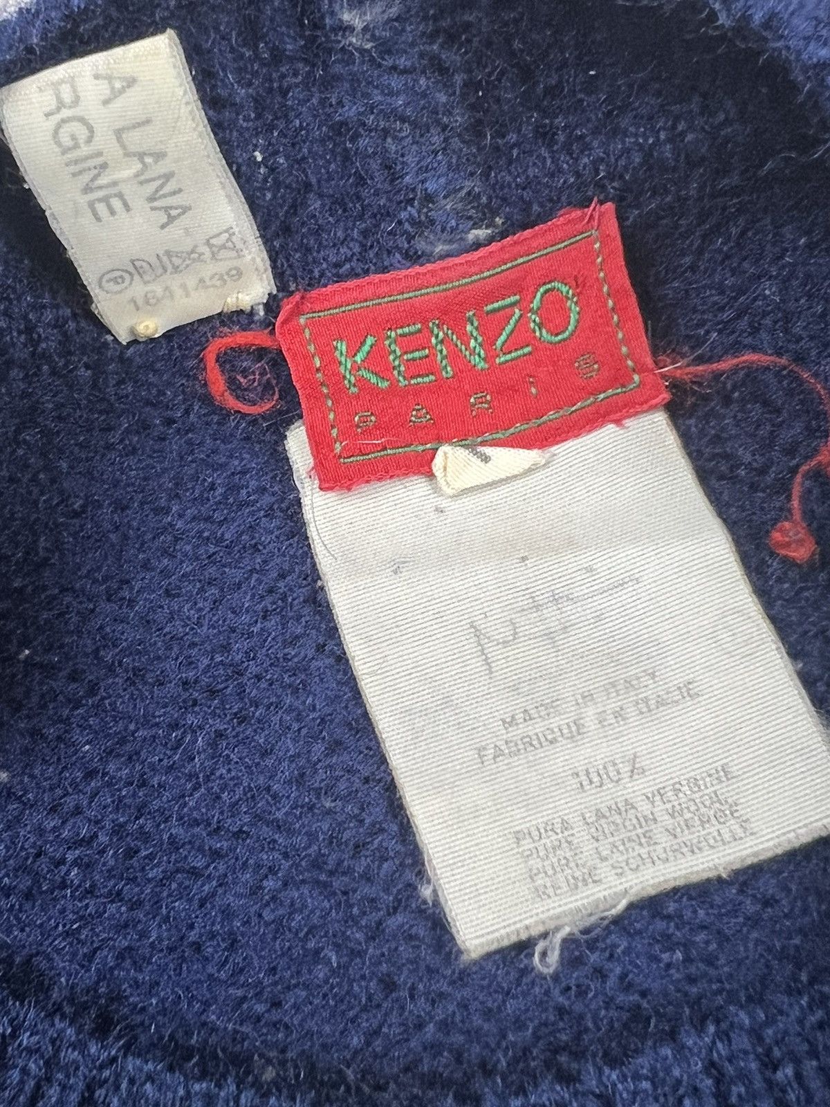 Kenzo Vintage Kenzo Baggy Wool Knit Sweater Size S / US 4 / IT 40 - 8 Thumbnail