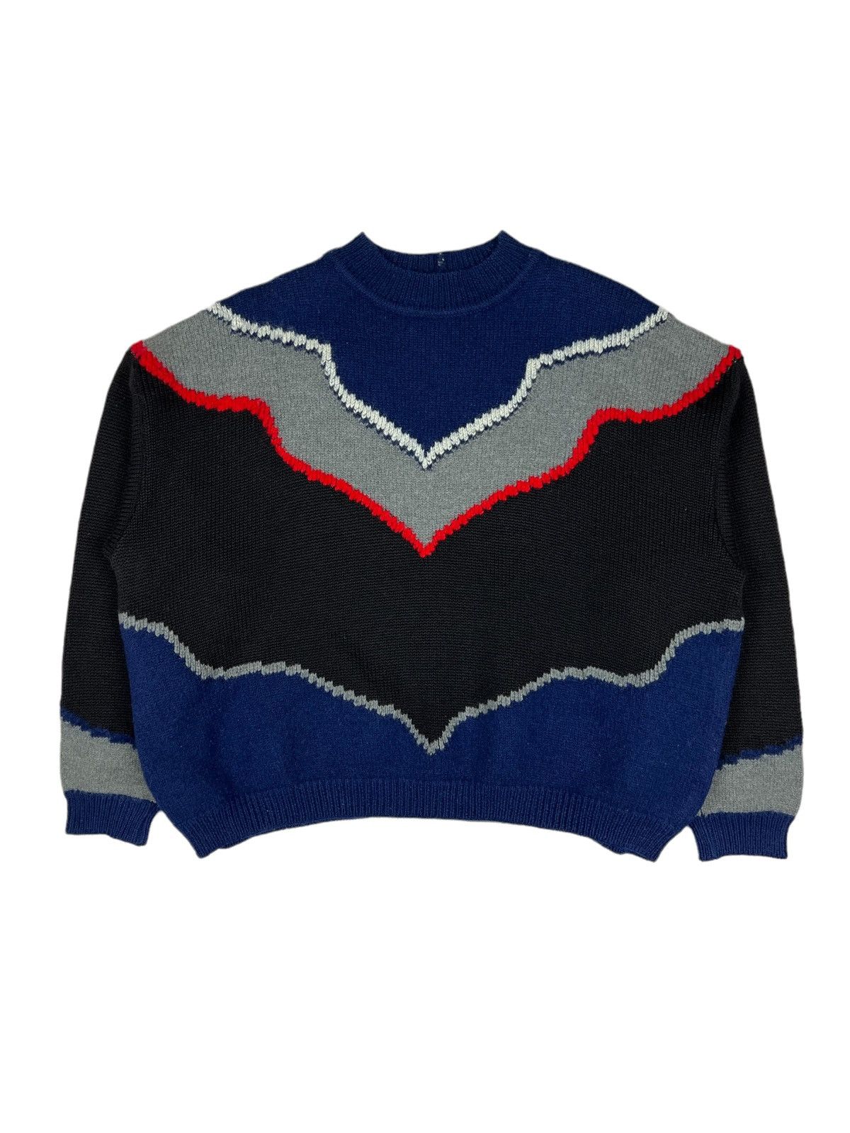 Kenzo Vintage Kenzo Baggy Wool Knit Sweater Size S / US 4 / IT 40 - 5 Thumbnail
