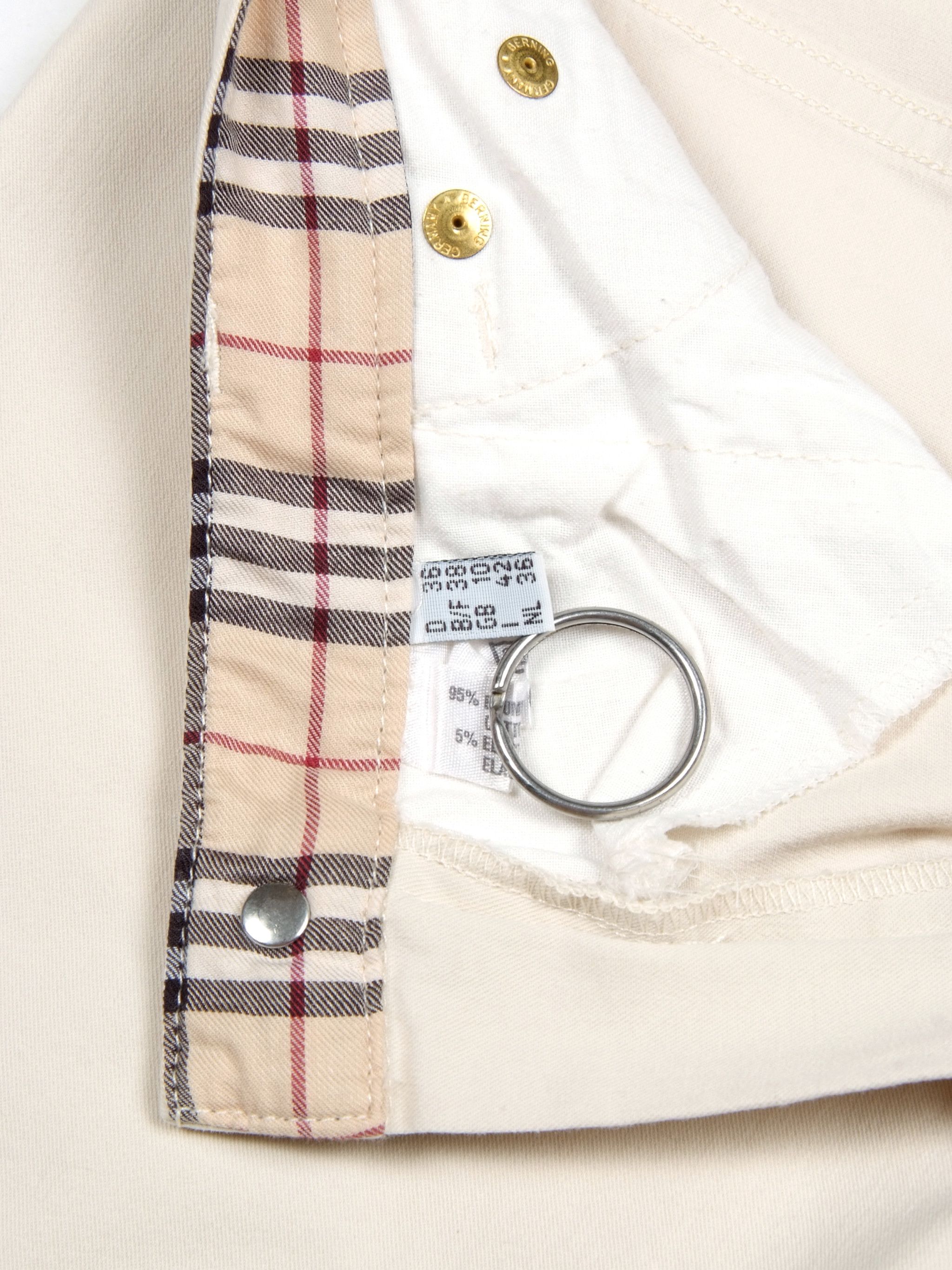 Burberry × Vintage W's Vintage Burberry Beige Stretchy Flare Pants Size 28" / US 6 / IT 42 - 8 Thumbnail