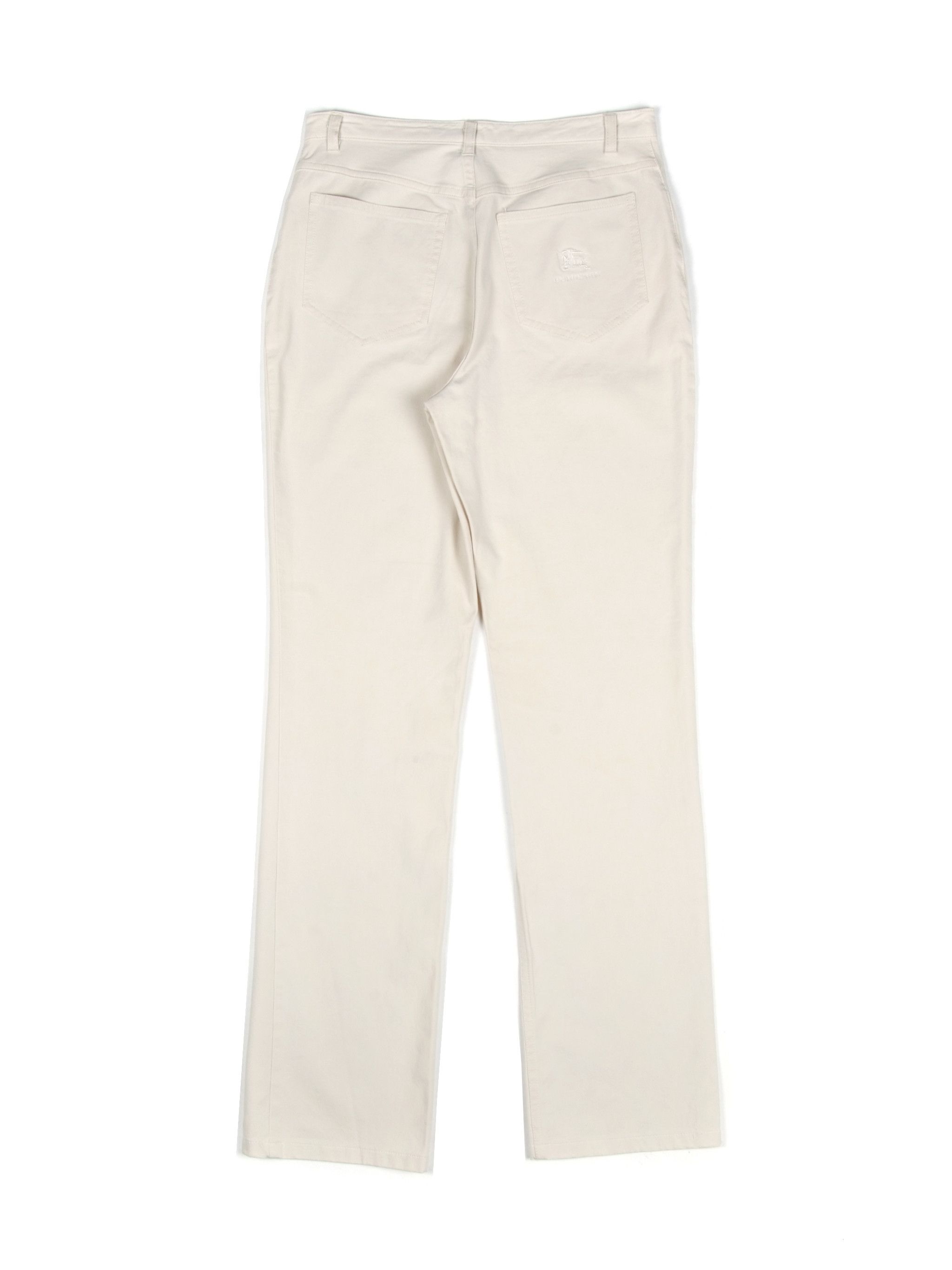 Burberry × Vintage W's Vintage Burberry Beige Stretchy Flare Pants Size 28" / US 6 / IT 42 - 2 Thumbnail