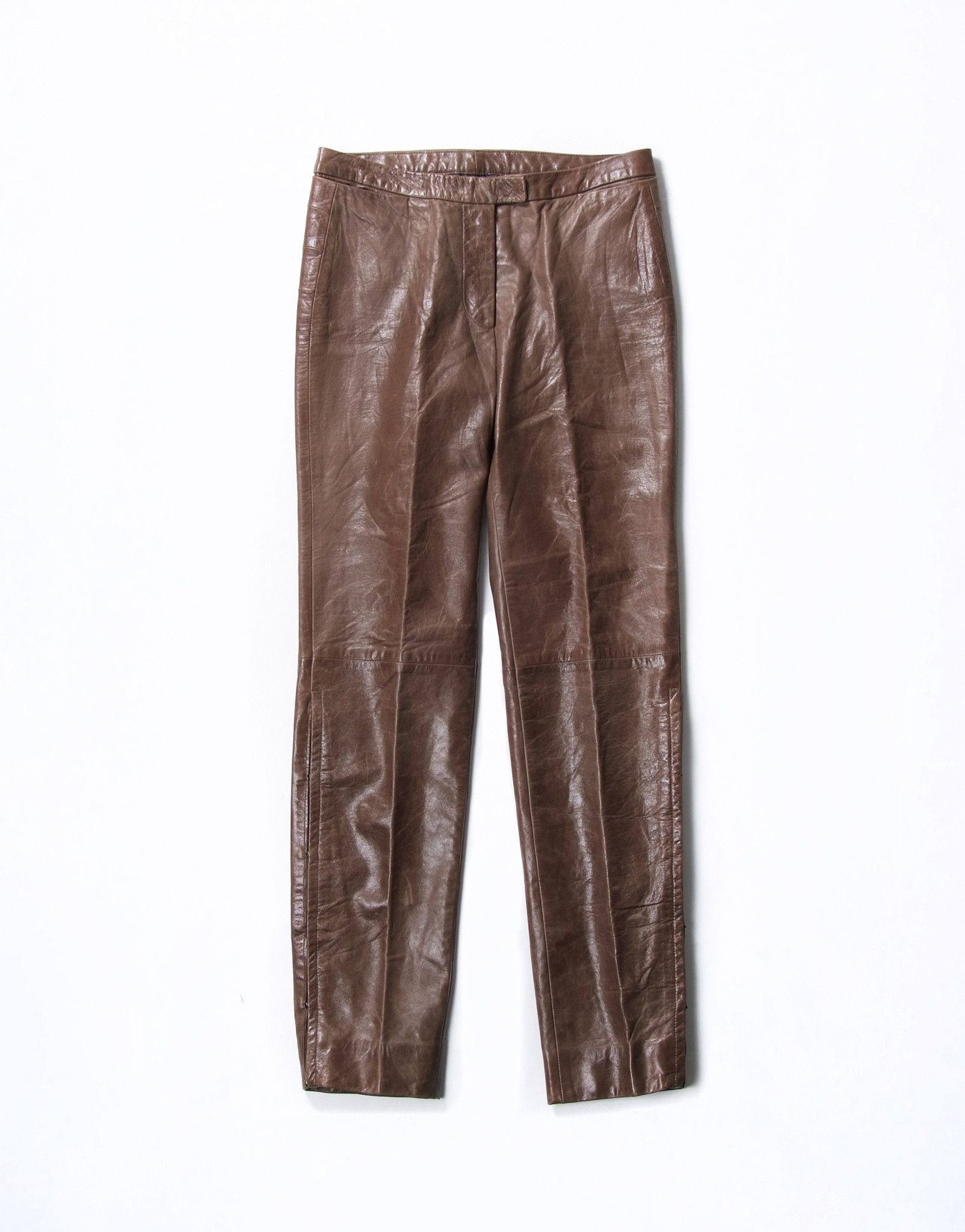 Costume National Costume National CNC Leather Pants size Size 28" / US 6 / IT 42 - 1 Thumbnail