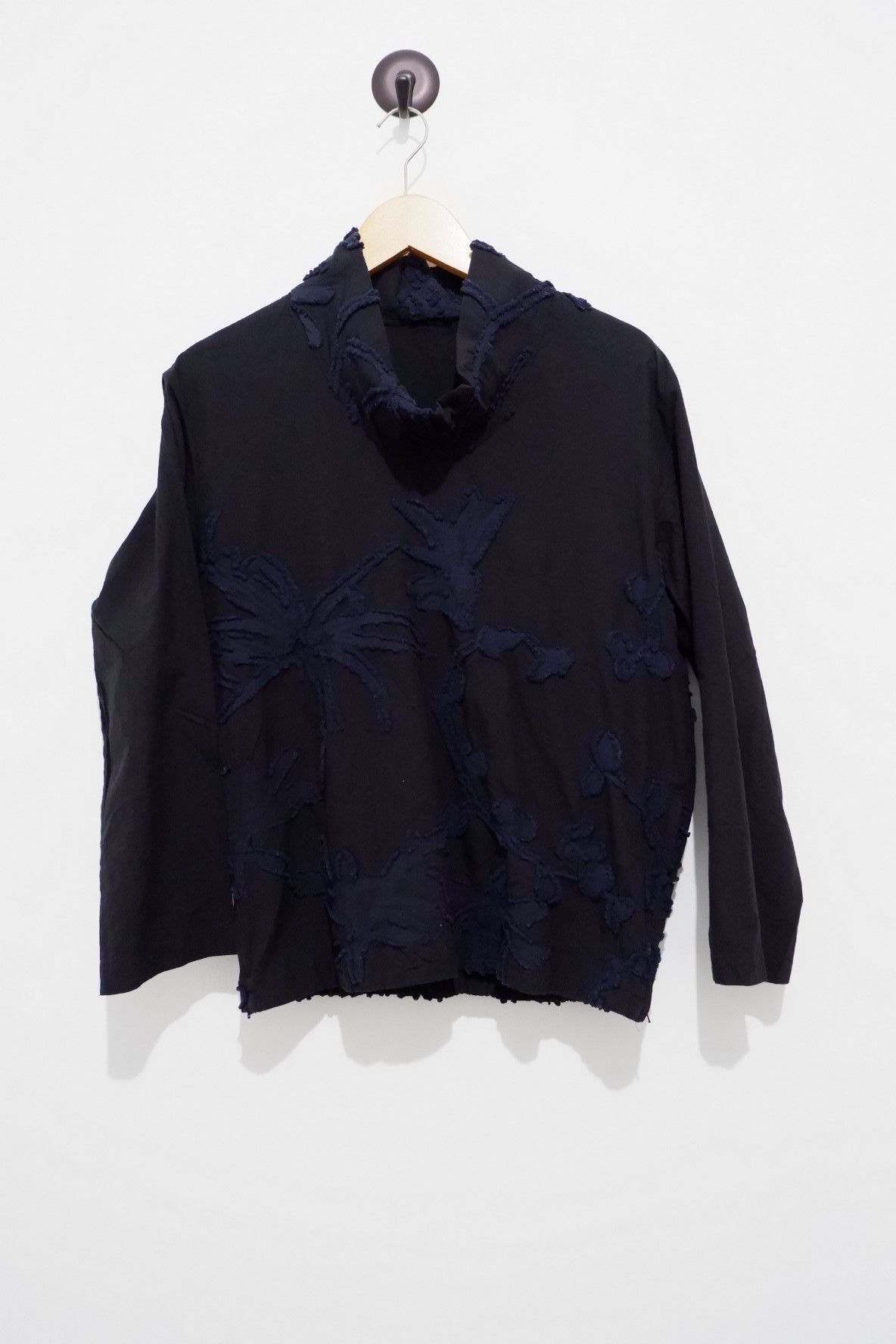Issey Miyake Ss17 Haat Heart Patch Mock Neck Long Sleeve Size M / US 6-8 / IT 42-44 - 1 Thumbnail
