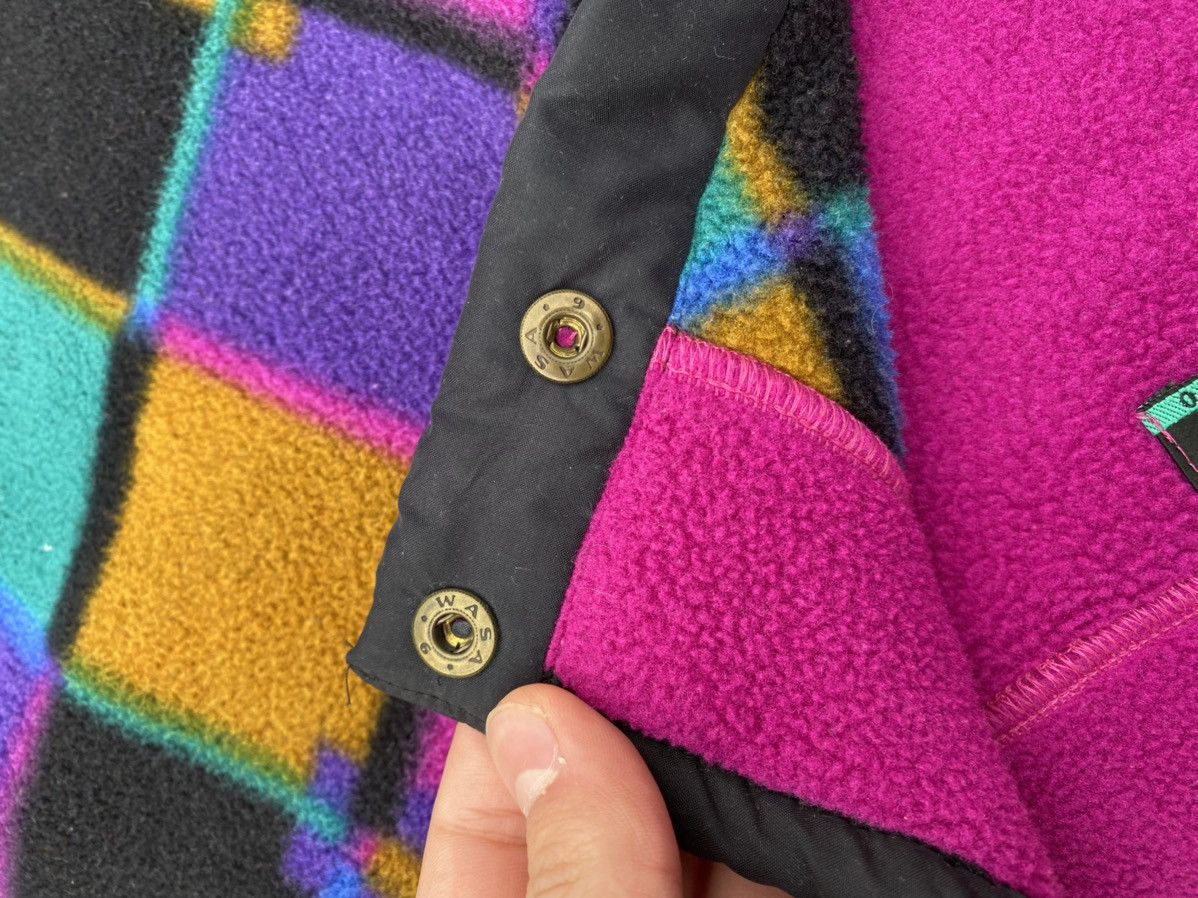 Vintage 80 - 90's TENSON Fleece Print Abstract Jacket Size US L / EU 52-54 / 3 - 6 Thumbnail