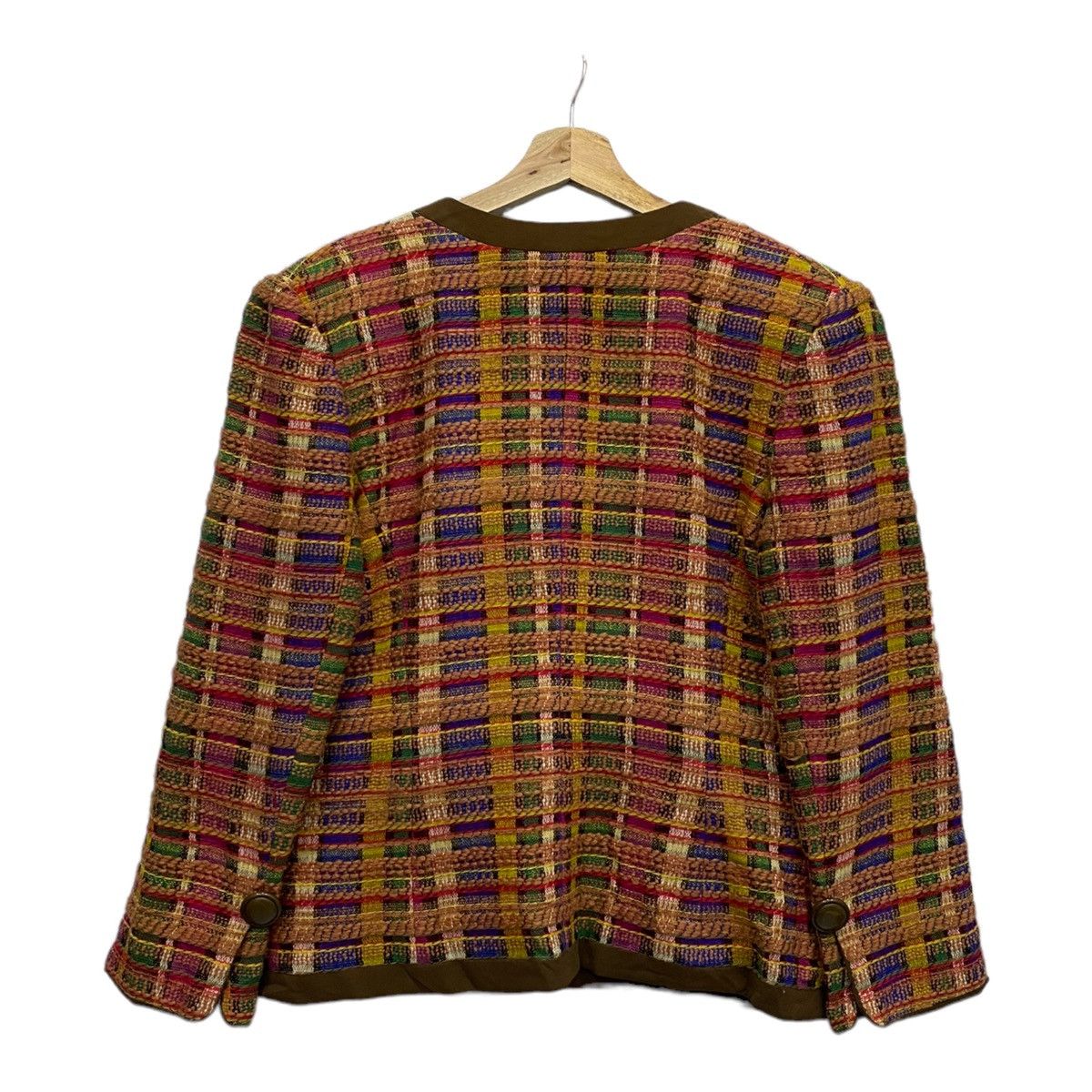 Christian Dior Monsieur × Dior 🔥CHRISTIAN DIOR MULTICOLOUR WOOL KNIT CROCHET CARDIGAN Size S / US 4 / IT 40 - 3 Thumbnail