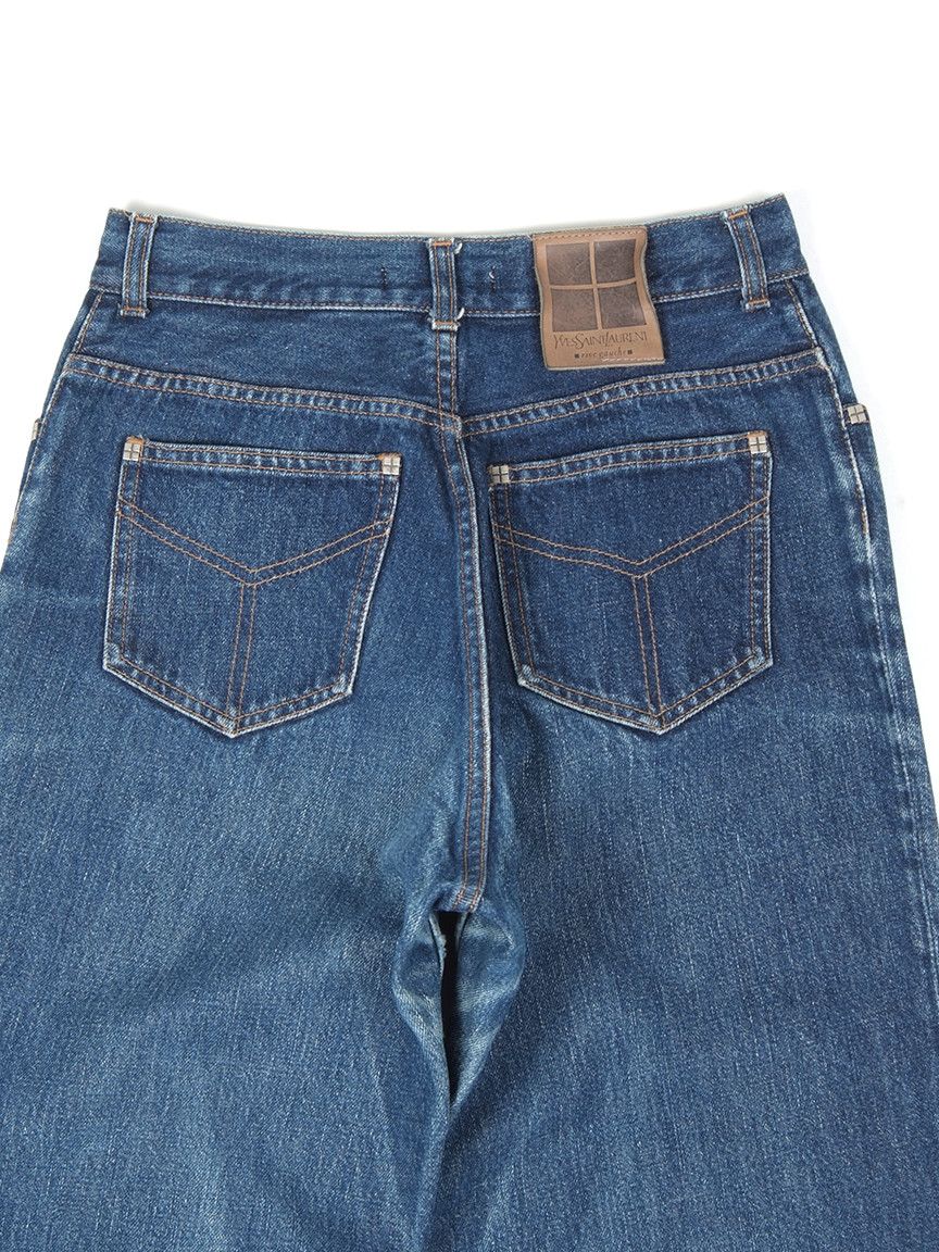 Vintage × Yves Saint Laurent Vintage Yves Saint Laurent Rive Guache Denim Blue Jeans Size 30" / US 8 / IT 44 - 3 Thumbnail