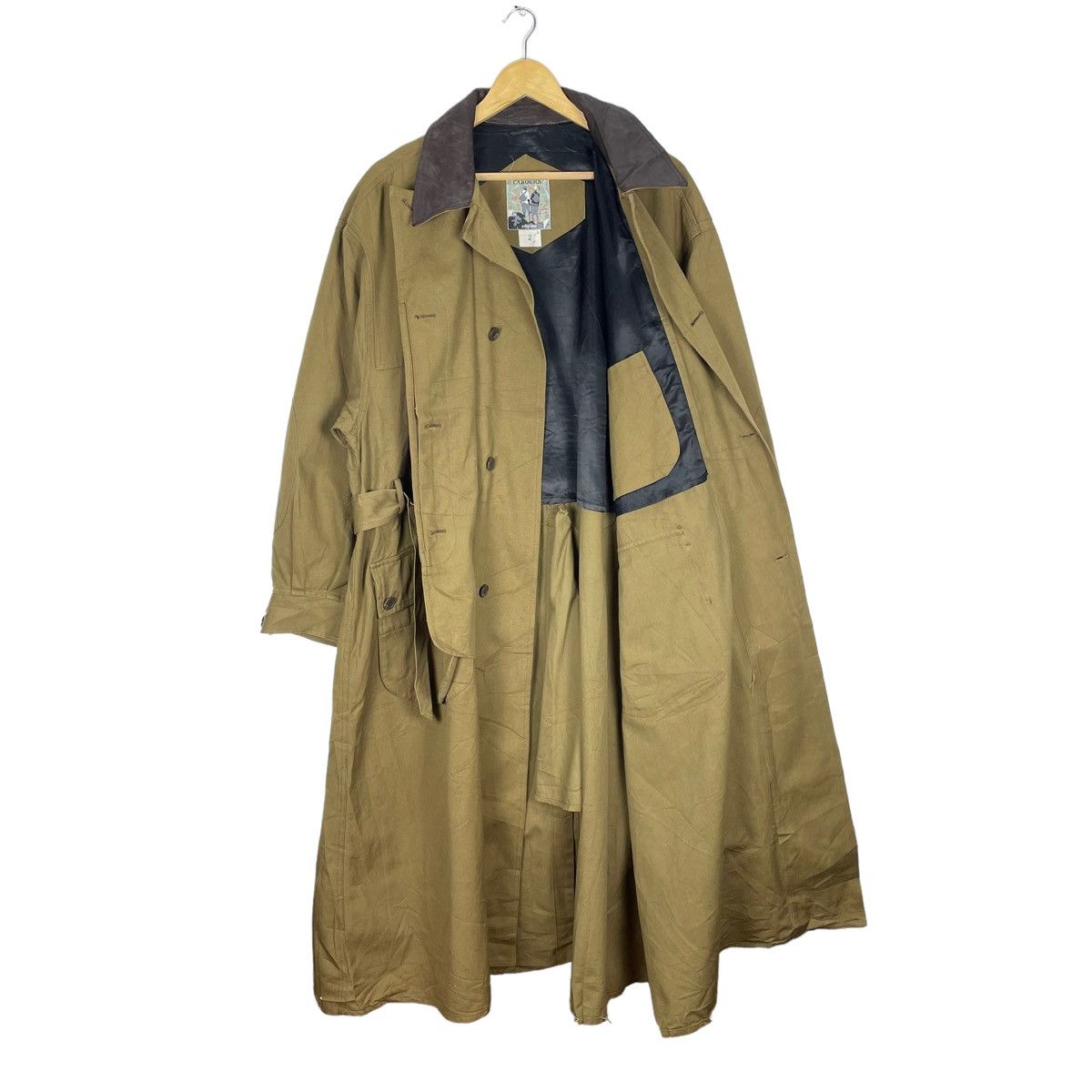 Nigel Cabourn ⚡️NIGEL CABOURN LEATHER PARTS TRENCH COAT JACKET Size US M / EU 48-50 / 2 - 7 Thumbnail