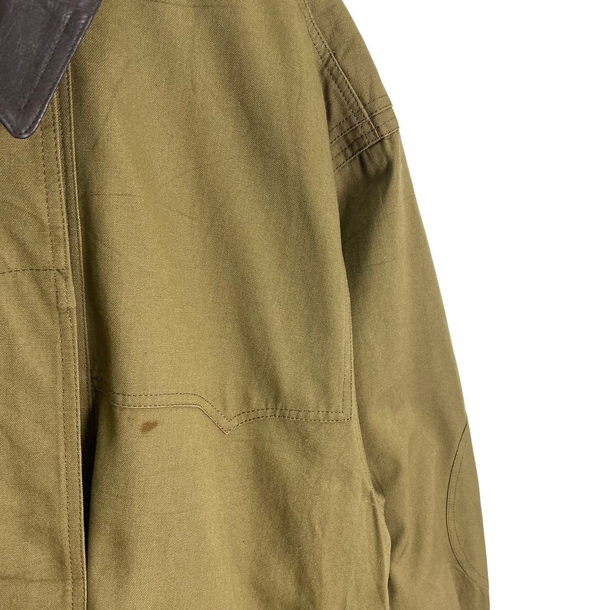 Nigel Cabourn ⚡️NIGEL CABOURN LEATHER PARTS TRENCH COAT JACKET Size US M / EU 48-50 / 2 - 6 Thumbnail