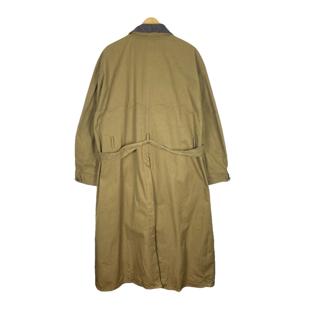 Nigel Cabourn ⚡️NIGEL CABOURN LEATHER PARTS TRENCH COAT JACKET Size US M / EU 48-50 / 2 - 9 Thumbnail