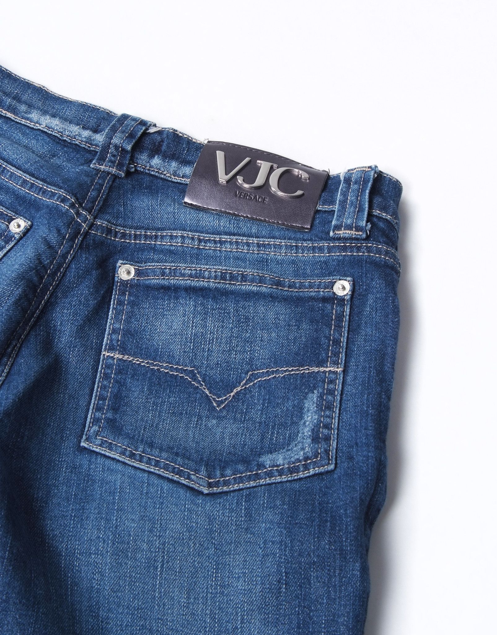 Versace × Versace Jeans Couture Versace Blue Denim Jeans Size 28" / US 6 / IT 42 - 5 Thumbnail