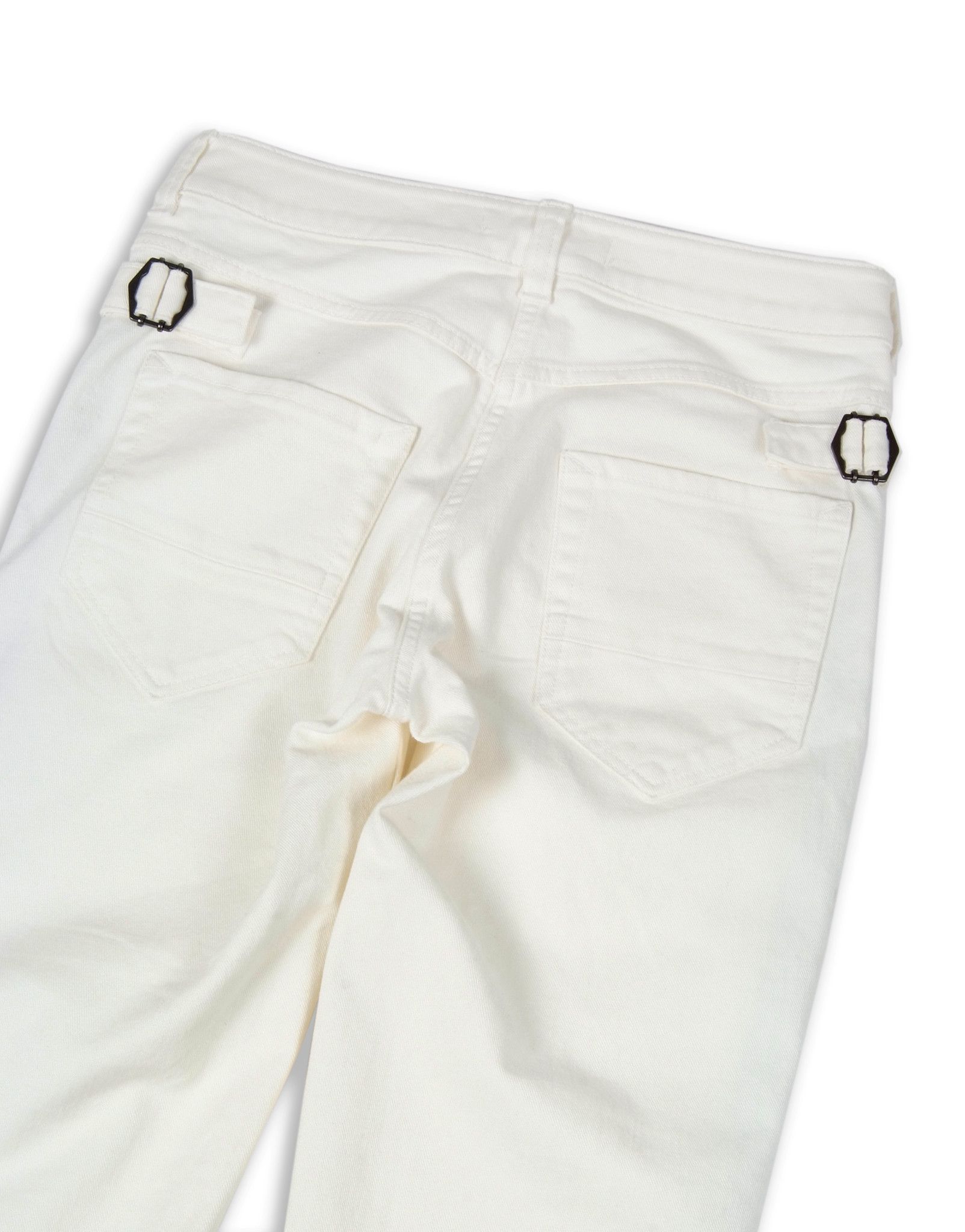 H&M × Isabel Marant Isabel Marant x H&M White Denim Embroidered Jeans Size 27" / US 4 / IT 40 - 3 Thumbnail