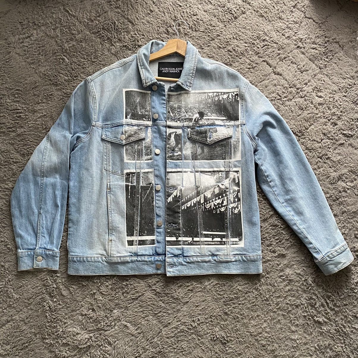 Calvin klein fashion andy warhol jean jacket