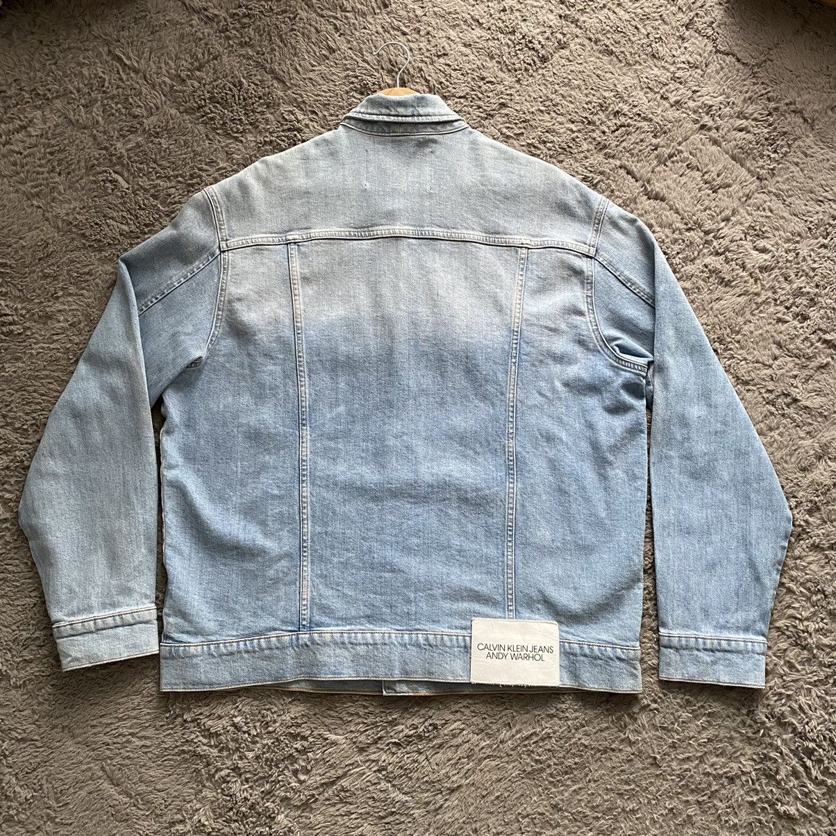 Andy Warhol x Calvin Klein Grail Art Denim Jacket