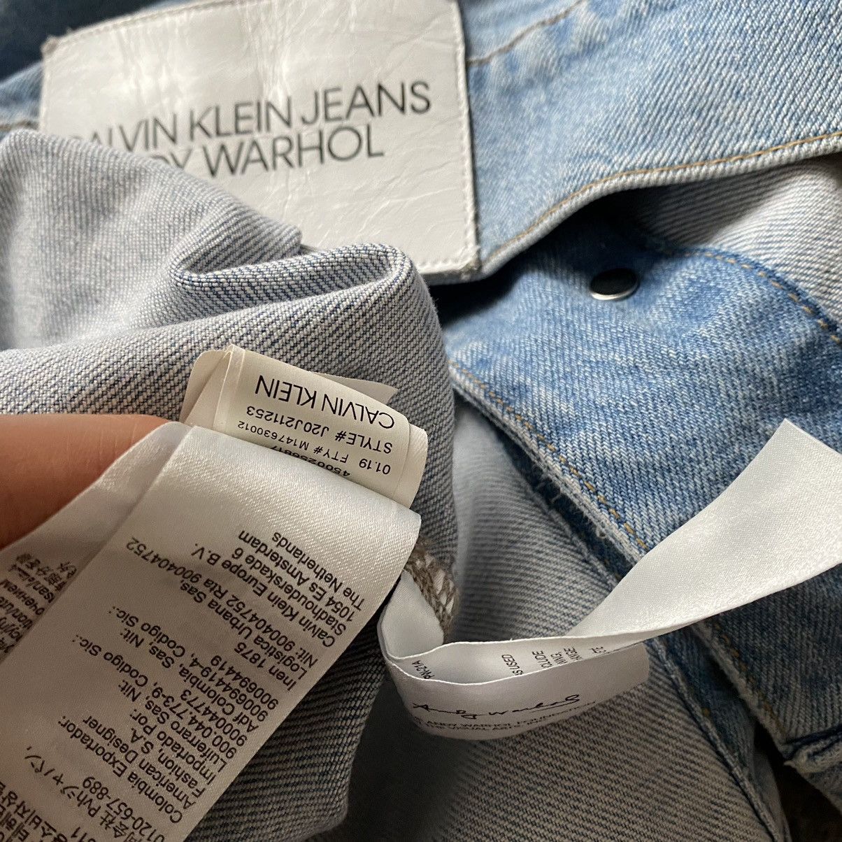 Andy Warhol x Calvin Klein Grail Art Denim Jacket