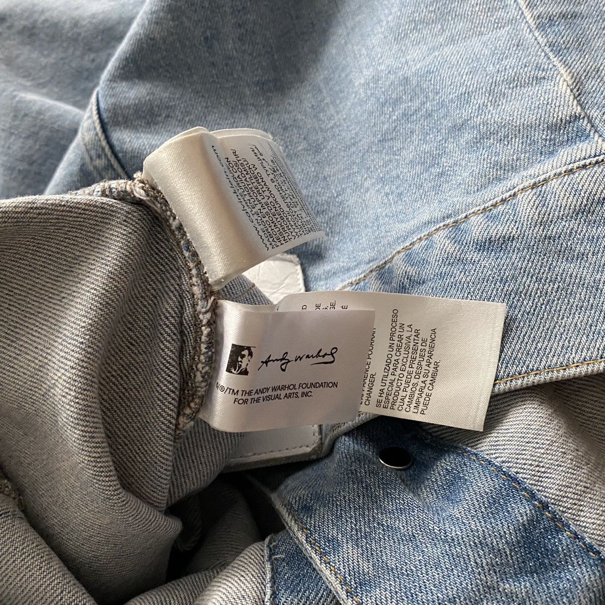 Andy Warhol x Calvin Klein Grail Art Denim Jacket