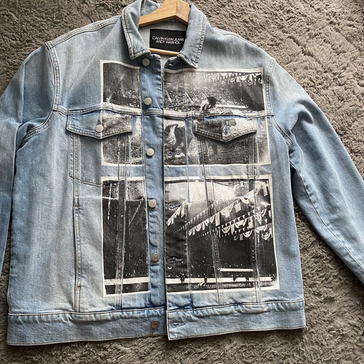 Andy Warhol x Calvin Klein Grail Art Denim Jacket