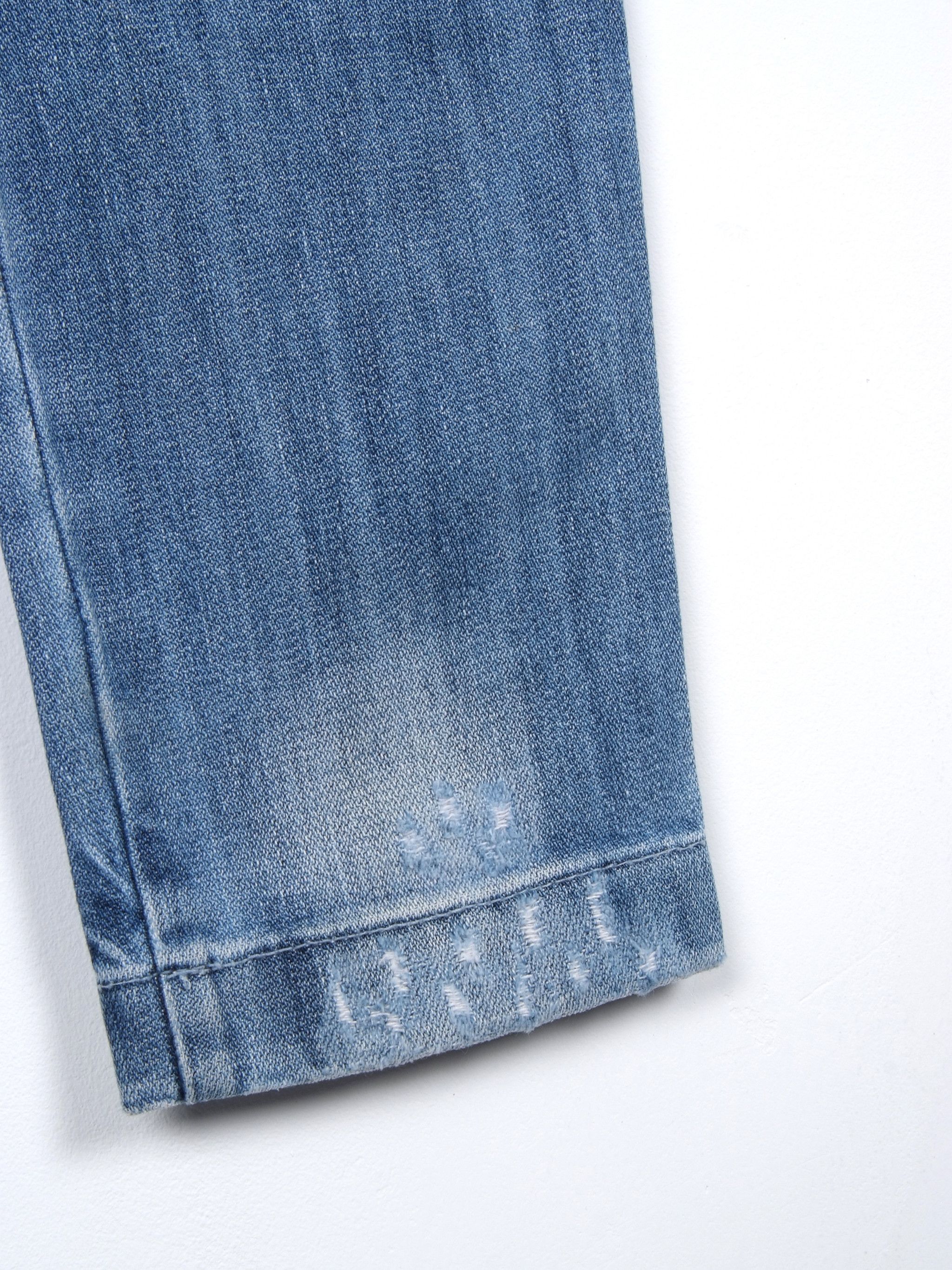 Dolce & Gabbana Dolce & Gabbana Blue Distressed Denim Jeans Size 27" / US 4 / IT 40 - 5 Thumbnail