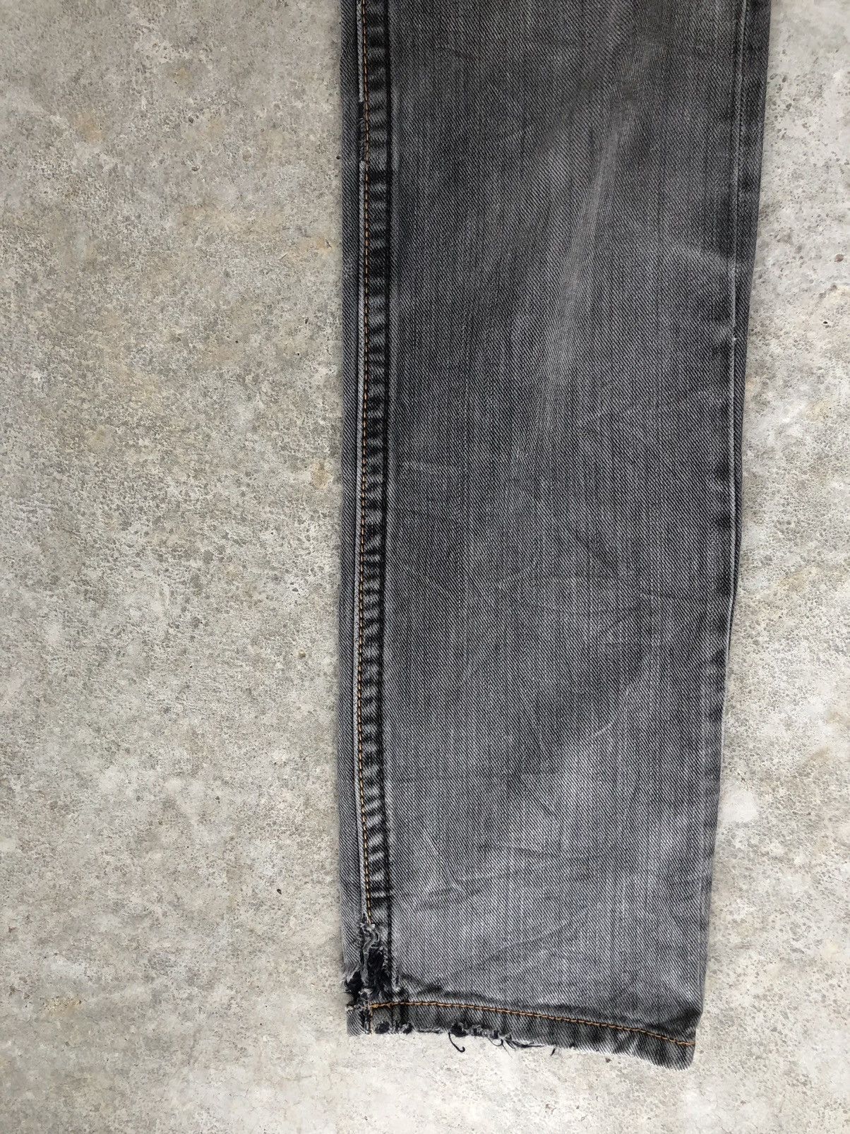Japanese Brand 291295 HOMME Embroidered Jeans Size US 29 - 4 Thumbnail